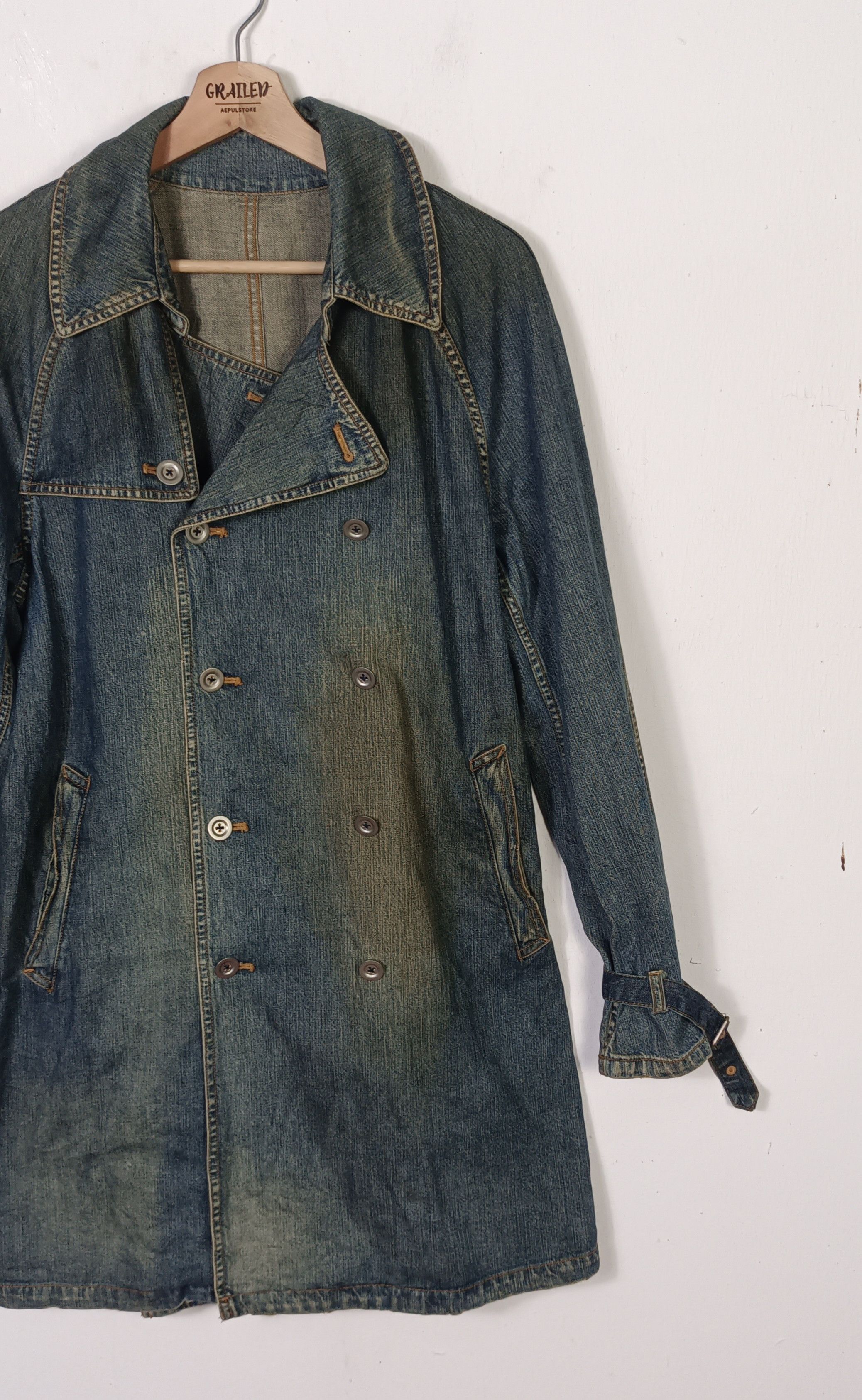 Japanese Brand × SHIPS × Vintage Vintage SHIPS Denim Parkas Size M / US 6-8 / IT 42-44 - 6 Thumbnail
