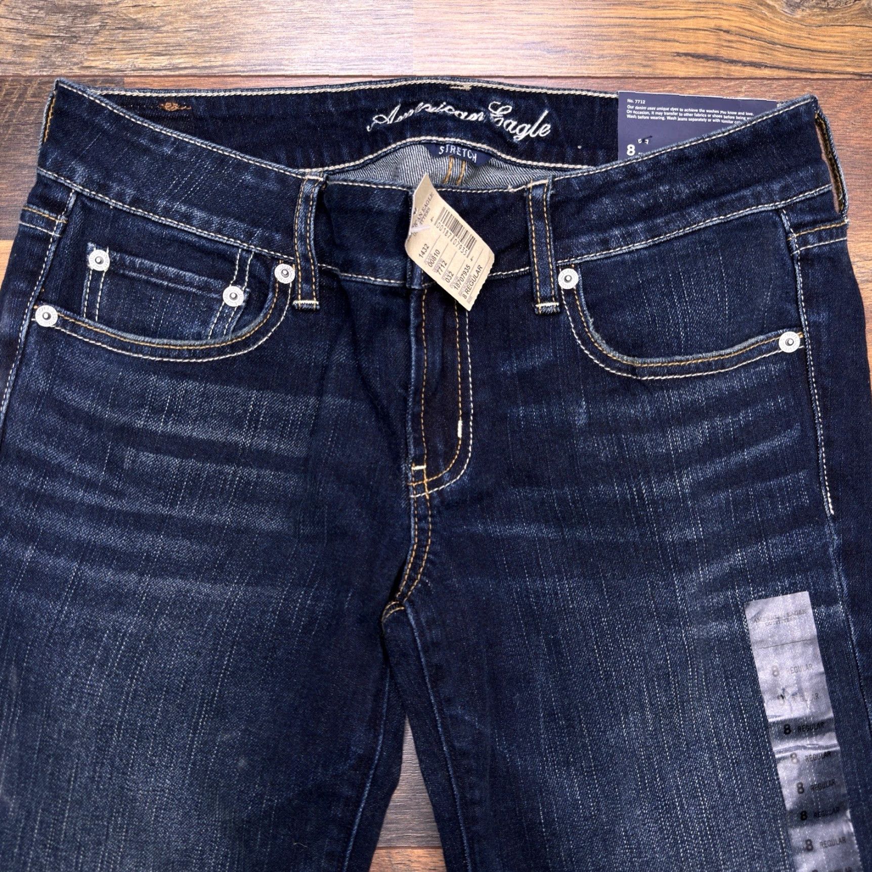 American Eagle Outfitters American Eagle Boyfriend Jeans Womens 8 Regular Low Rose New Size 30" / US 8 / IT 44 - 2 Thumbnail