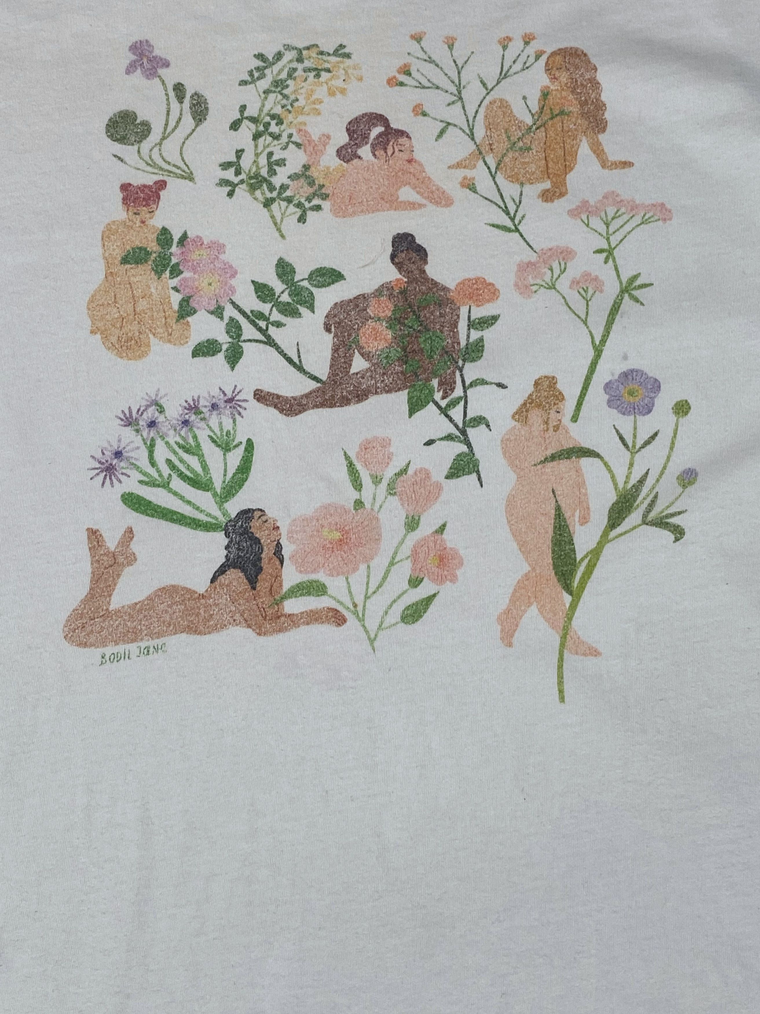 Other Vintage BODIL JANE Crazy Naughty Girls Print T-Shirt M672 Size US M / EU 48-50 / 2 - 4 Thumbnail