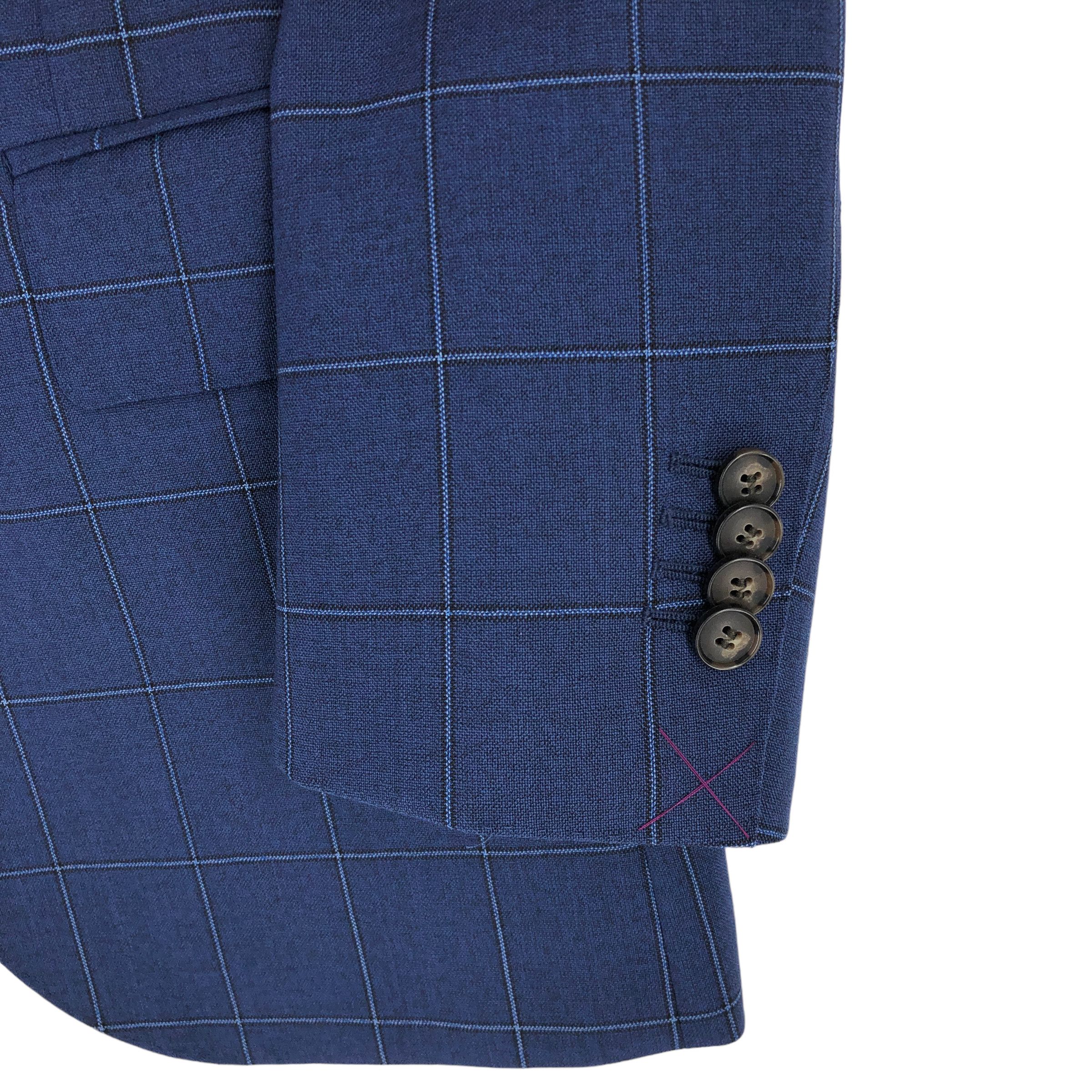 Lazio Single Breasted Wool Formal Suit UK/US:40 - W36 L27