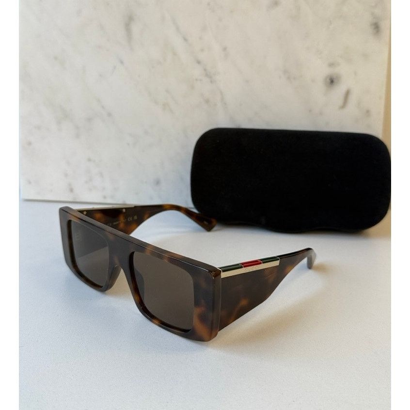 Gucci NEW Gucci GG1888S Brown Unisex Sunglasses Size ONE SIZE - 1 Thumbnail