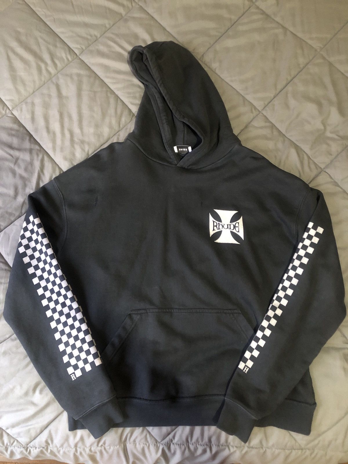 Rhude Rhude Classic Checkered Hoodie Size US M / EU 48-50 / 2 - 7 Thumbnail