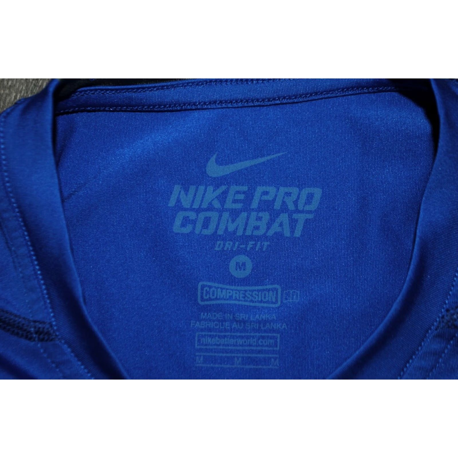 Nike Nike Pro Combat Mens Shirt Compression Jersey Camiseta Blue Size Medium Size US M / EU 48-50 / 2 - 3 Thumbnail