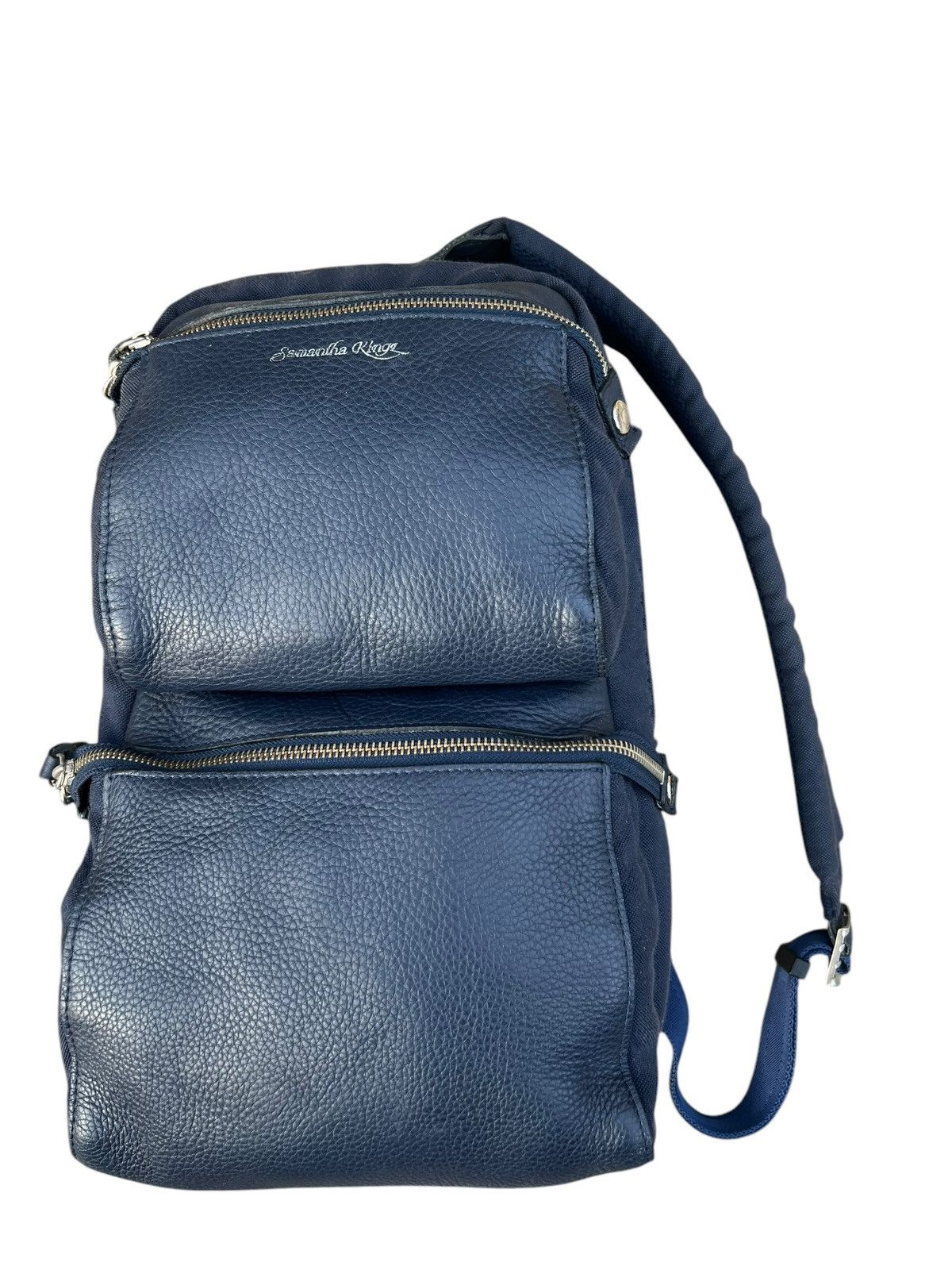 Leather VTG Samantha Kingz Japan Patina Leather Cargo Crossbody Bag Size ONE SIZE - 8 Thumbnail