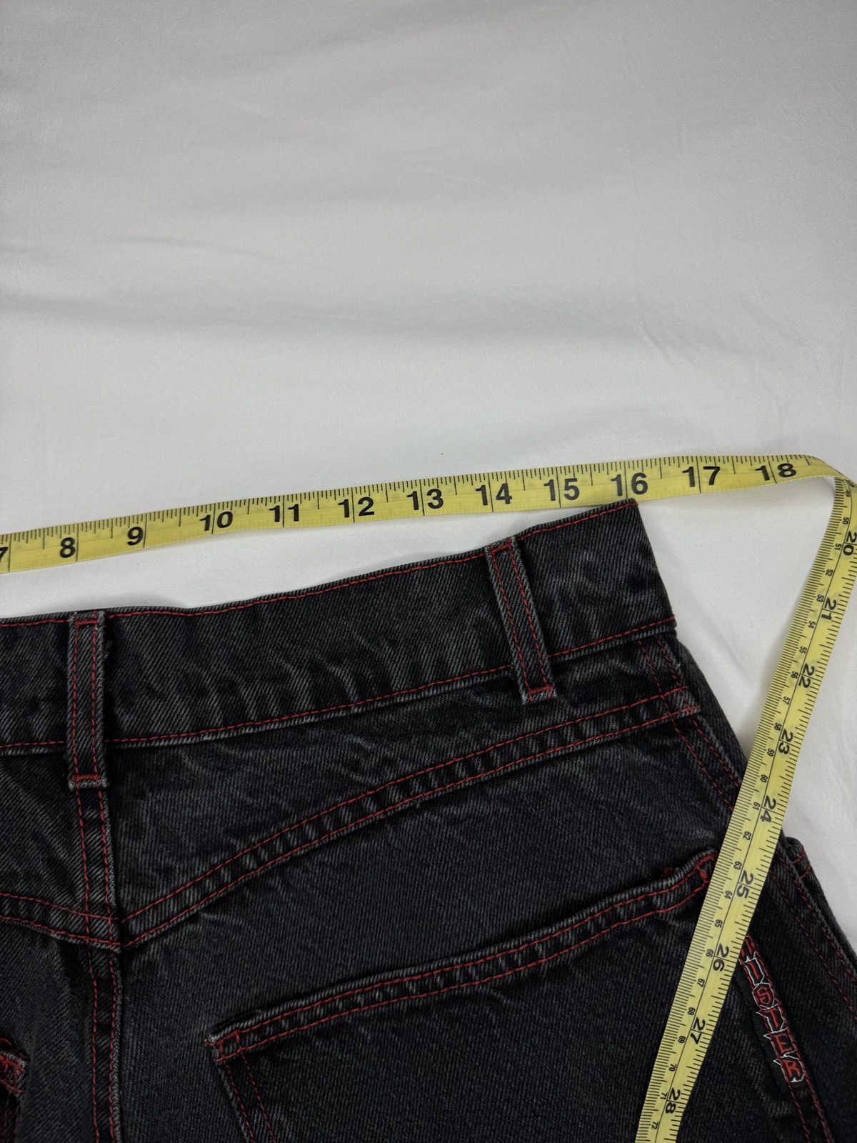 JNCO Vintage Y2K Sinister Spider Denim Baggy Jeans Size US 32 / EU 48 - 8 Thumbnail