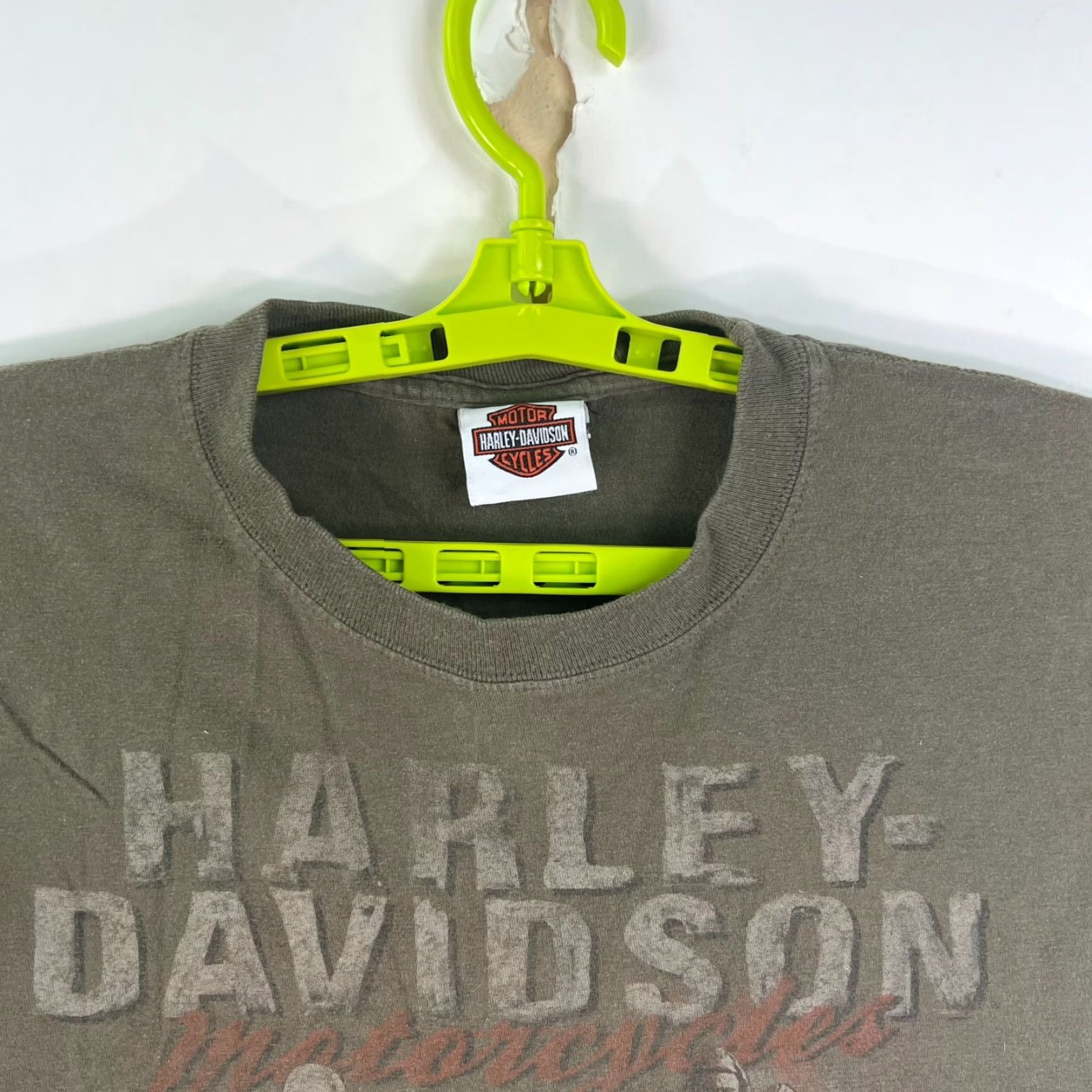 Harley Davidson Harley-Davidson Graphic T-Shirt Mens Size M Green Biker Motorcycle USA Size US M / EU 48-50 / 2 - 3 Thumbnail
