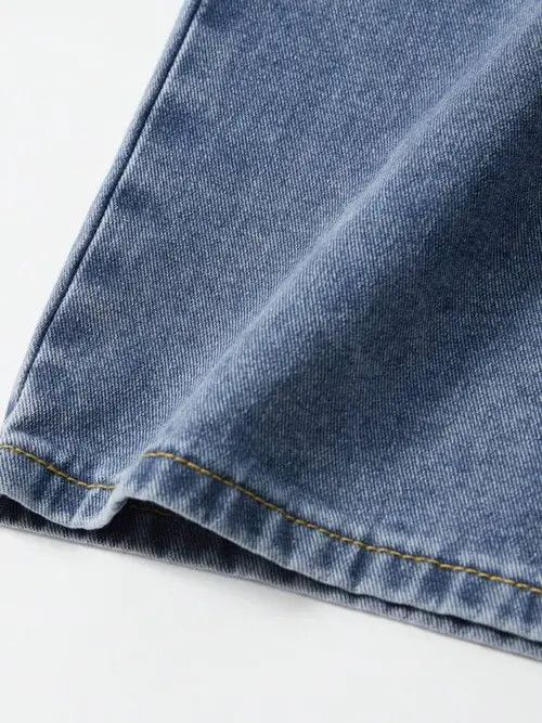 Japanese Brand × Vintage Washed Vintage Y2k Shorts Jorts Denim Size US 32 / EU 48 - 2 Thumbnail