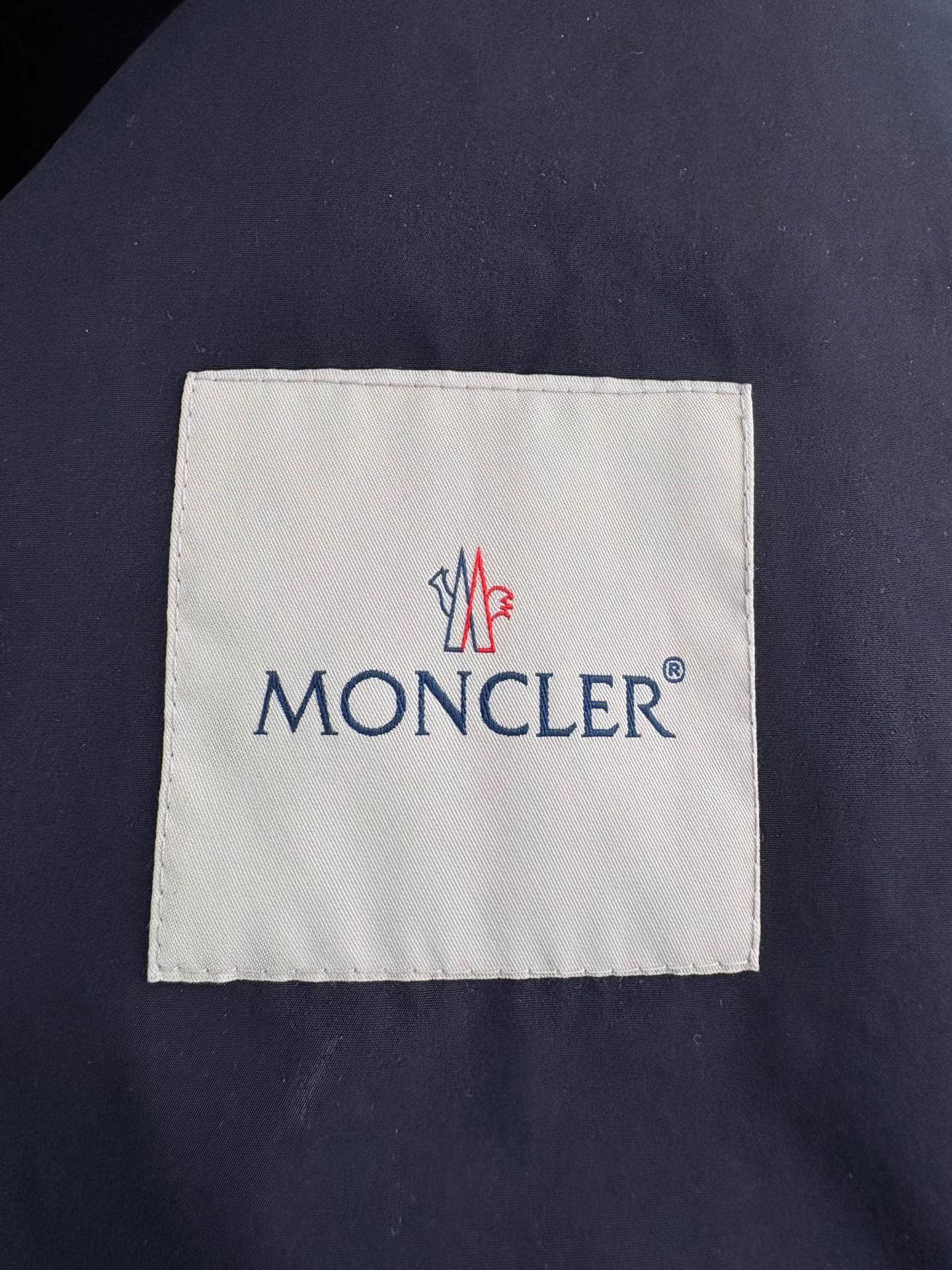 Moncler MONCLER BENOIT Navy Blue Trench Coat Size US L / EU 52-54 / 3 - 5 Thumbnail