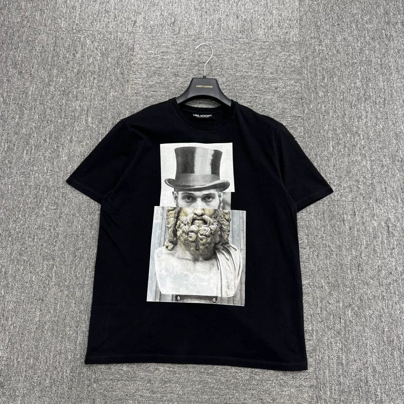 Vintage Neil Barrett Graphic Short Sleeve T-Shirt Size US M / EU 48-50 / 2 - 1 Thumbnail