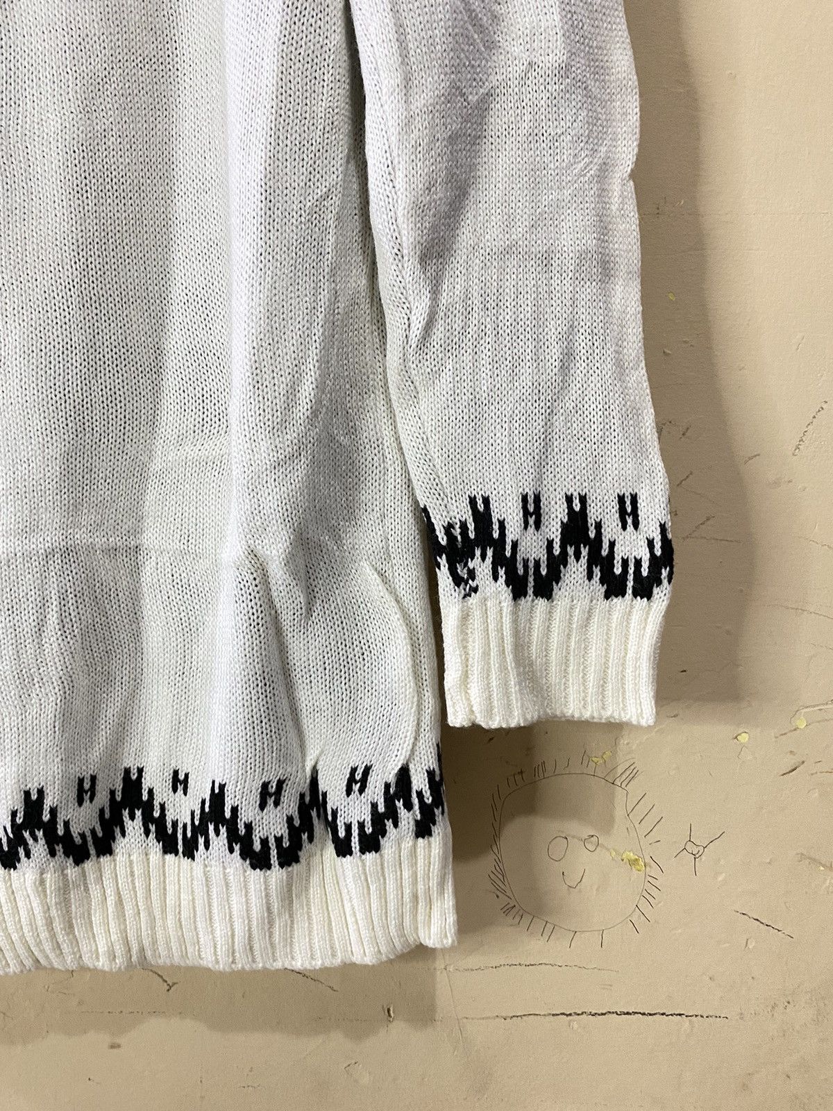 Issey Miyake Tete Homme Issey Miyake Wool Navajo Cardigan Size US M / EU 48-50 / 2 - 12 Thumbnail