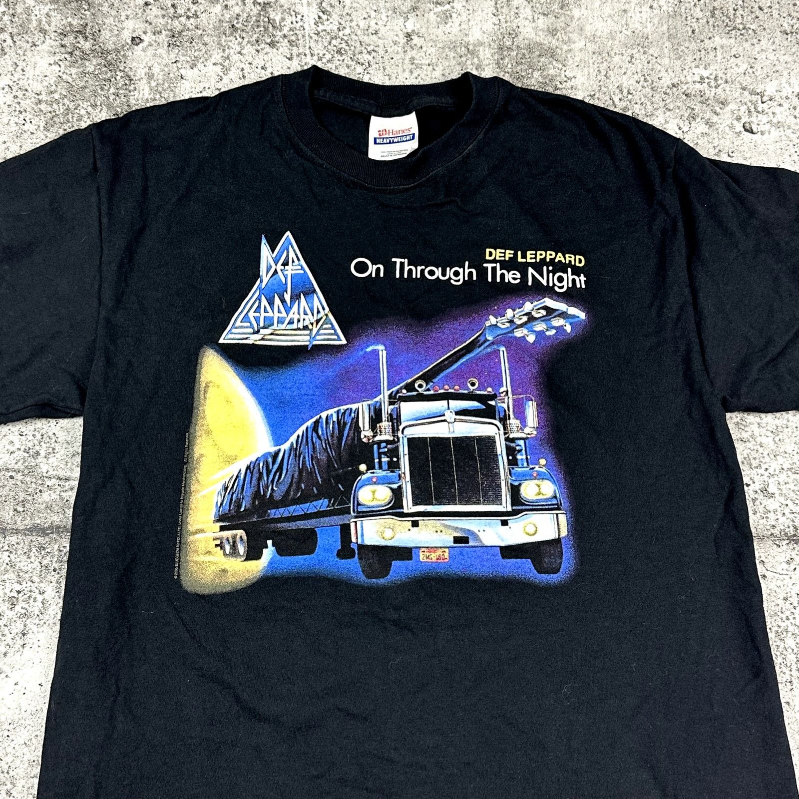 Vintage Def Leppard Shirt On Through The Night size Medium Y2K Size US M / EU 48-50 / 2 - 2 Thumbnail