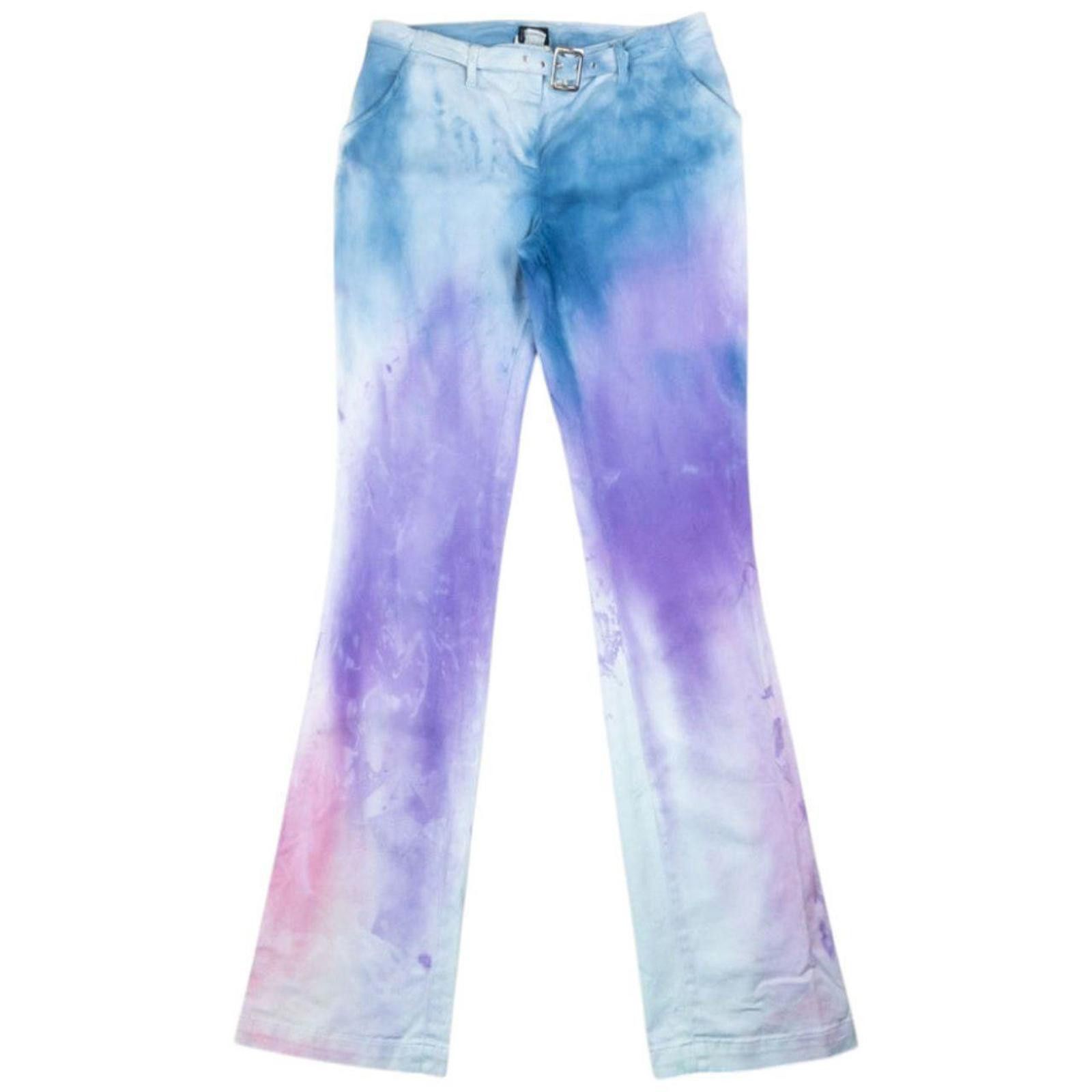 Dolce & Gabbana Vintage Dolce & Gabbana Dyed Trousers Womens Size W28 Size US 28 / EU 44 - 1 Thumbnail