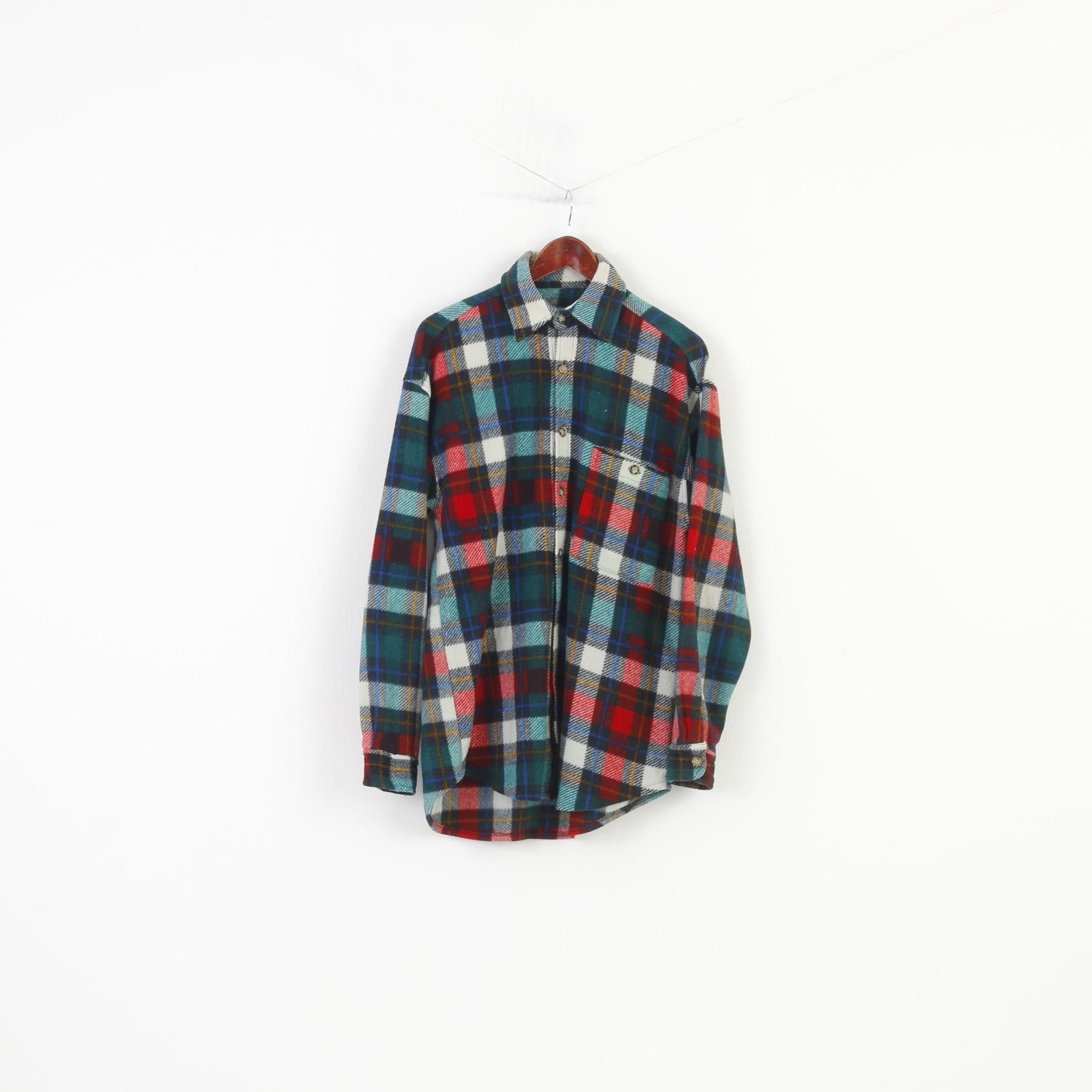 C&A × Vintage C&A Men M Casual Shirt Checkered Long Sleeve 4113 Size US M / EU 48-50 / 2 - 1 Thumbnail