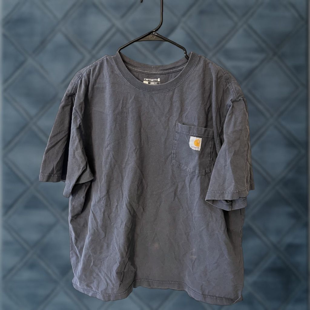 Carhartt Carhartt Original Fit Pocket Tee Mens Size Large Gray T Shirt Short Sleeve Flaw Size US L / EU 52-54 / 3 - 1 Thumbnail
