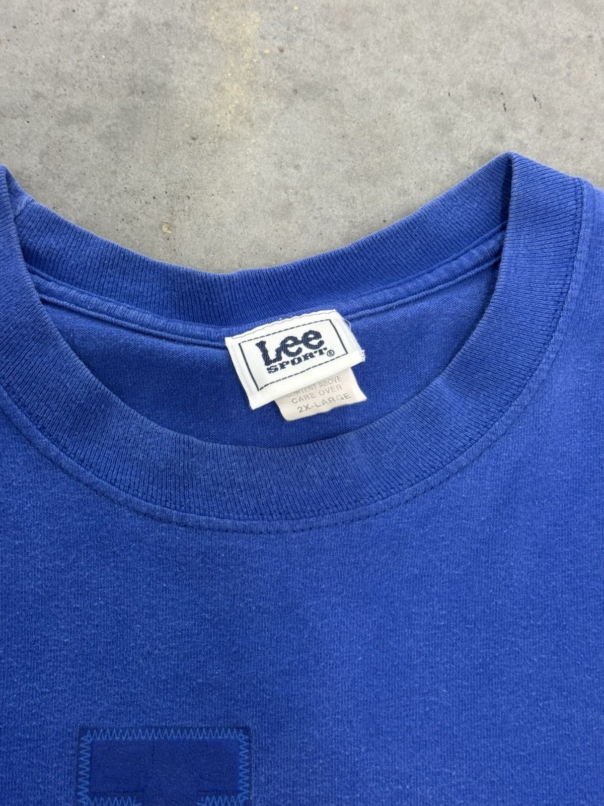 Lee Los Angeles Dodgers Vintage MLB Faded T Shirt Blue 2000s Y2K Size US XL / EU 56 / 4 - 3 Thumbnail