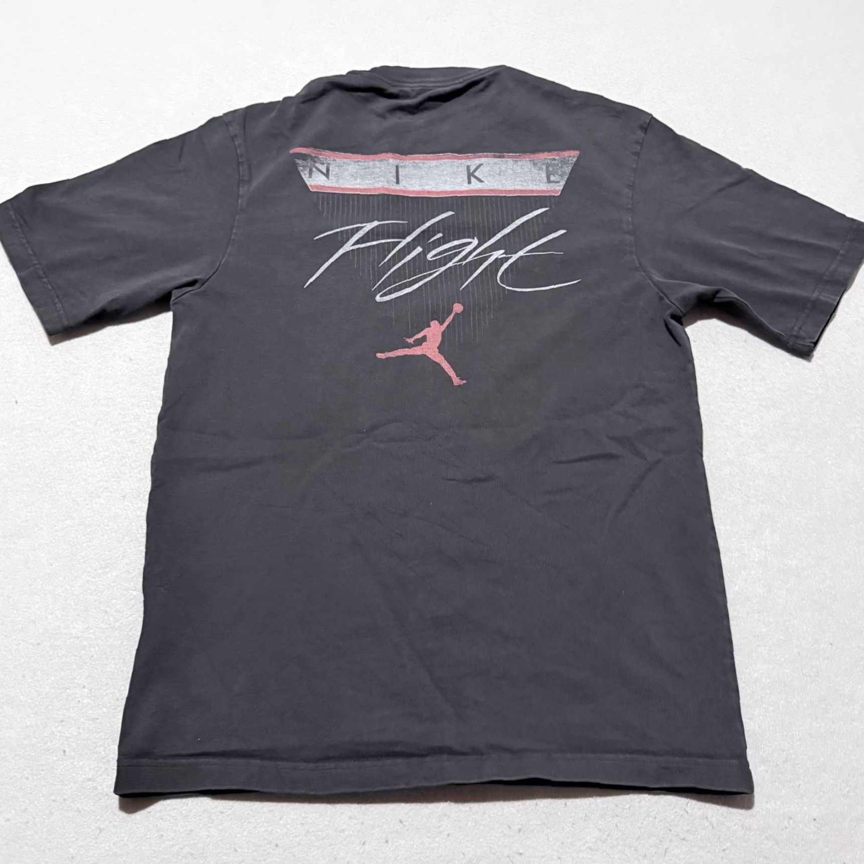 Nike Nike Air Jordan Flight Essentials Logo Patch T-Shirt Black Small Mens Nike Shirt Black Logo Patch Short Sleeve Crew Neck Standard Fit Vintage: No Size US S / EU 44-46 / 1 - 2 Thumbnail