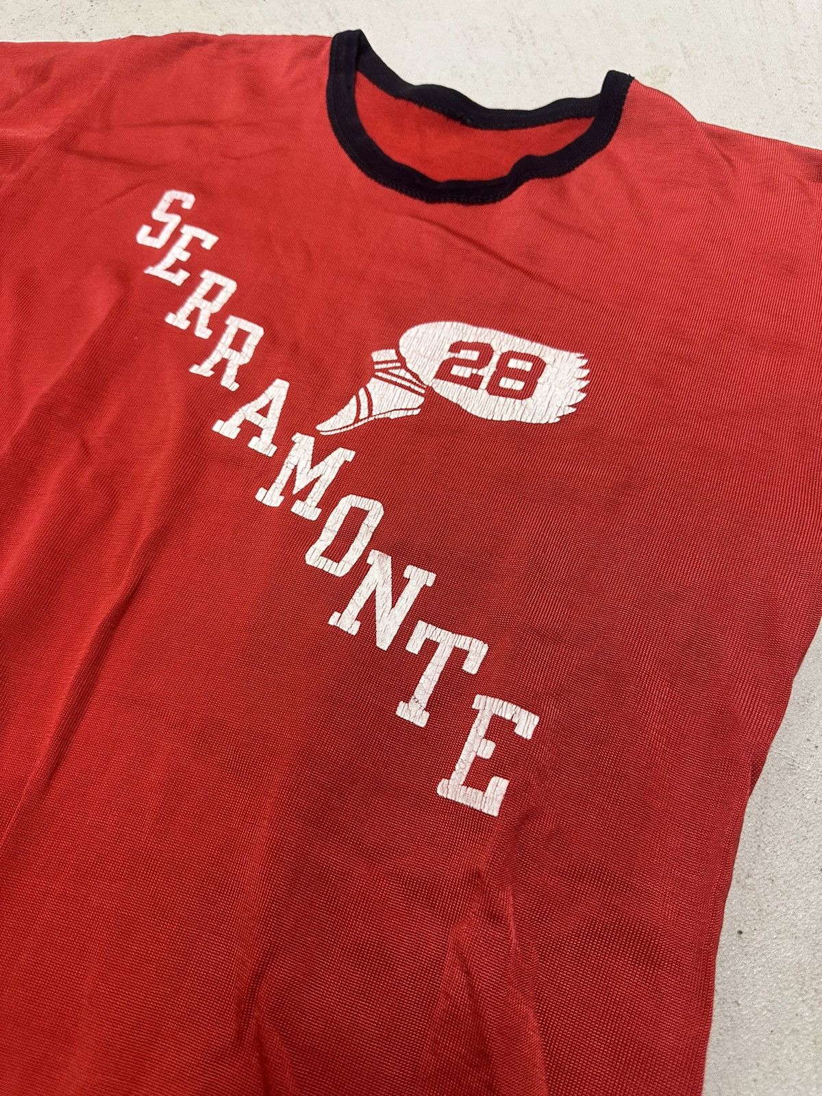 Vintage Serramonte Track Ringer Tee Size US S / EU 44-46 / 1 - 3 Thumbnail
