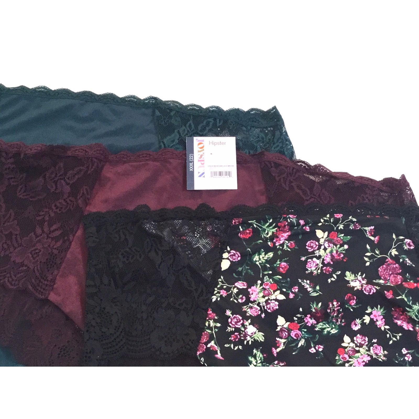 Other Joyspun Panties New 3/PK Size XXXL Hipster 3/Pk Assort NWT Size ONE SIZE - 3 Thumbnail