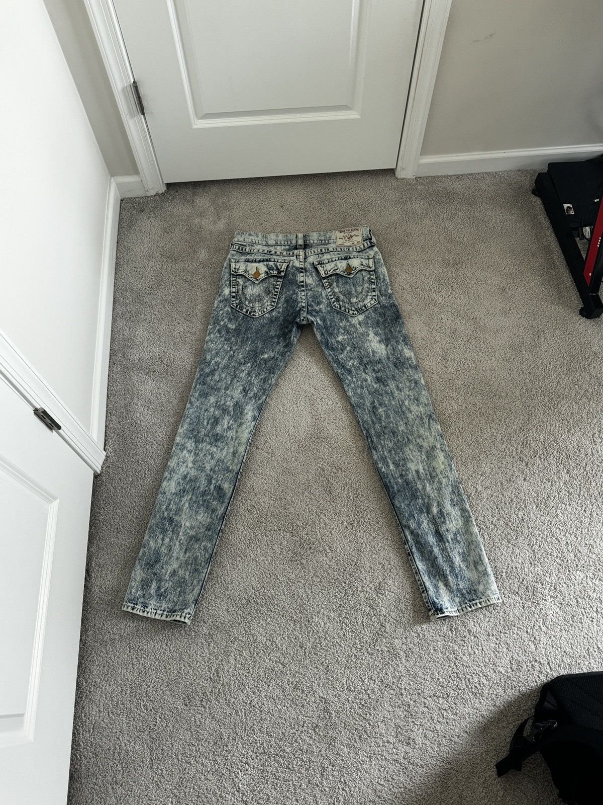 True Religion ROCCO FLAP BIG T TRUE RELIGION ACID WASH Size US 34 / EU 50 - 2 Thumbnail