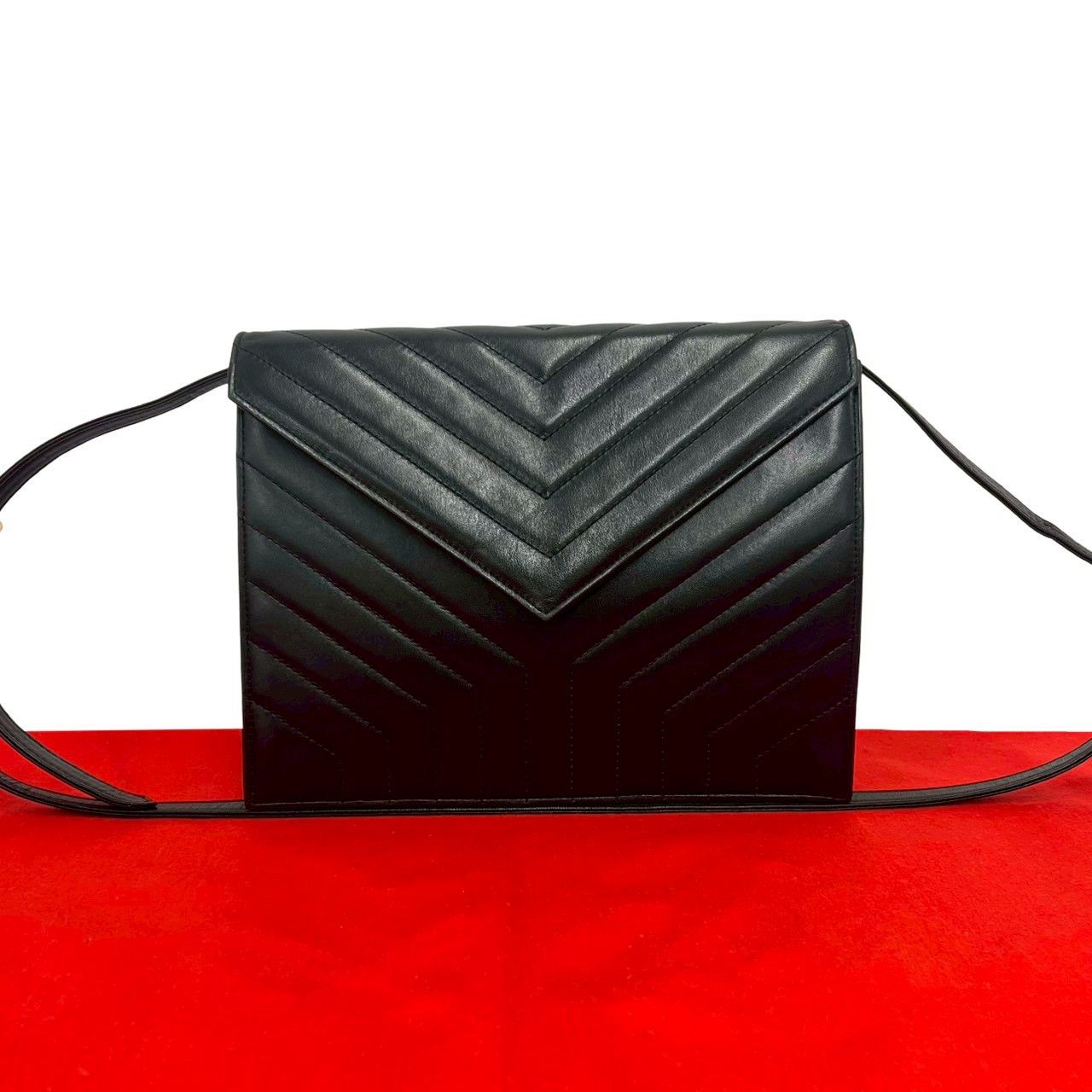 Yves Saint Laurent Yves Saint Laurent Yves Saint Laurent Leather Shoulder Bag Leather Shoulder Bag DUTY FREE for USA Size ONE SIZE - 1 Thumbnail