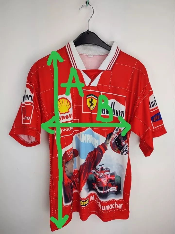 Marlboro Michael Schumacher Red Formula 1 Racing Fan Shirts Size M Size US M / EU 48-50 / 2 - 7 Thumbnail