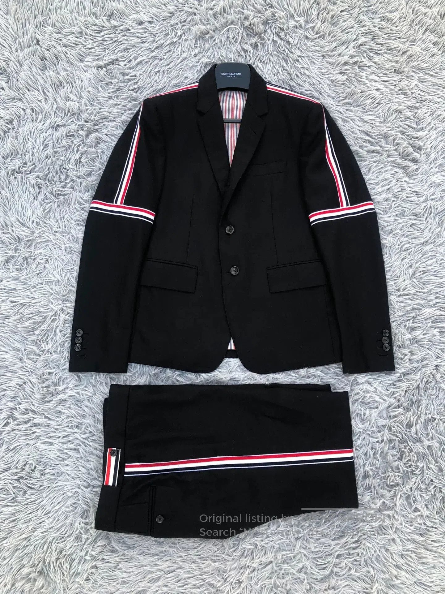 Thom Browne Thom Browne Sleeve Label Ribbon Blazer. Size US M / EU 48-50 / 2 - 1 Thumbnail