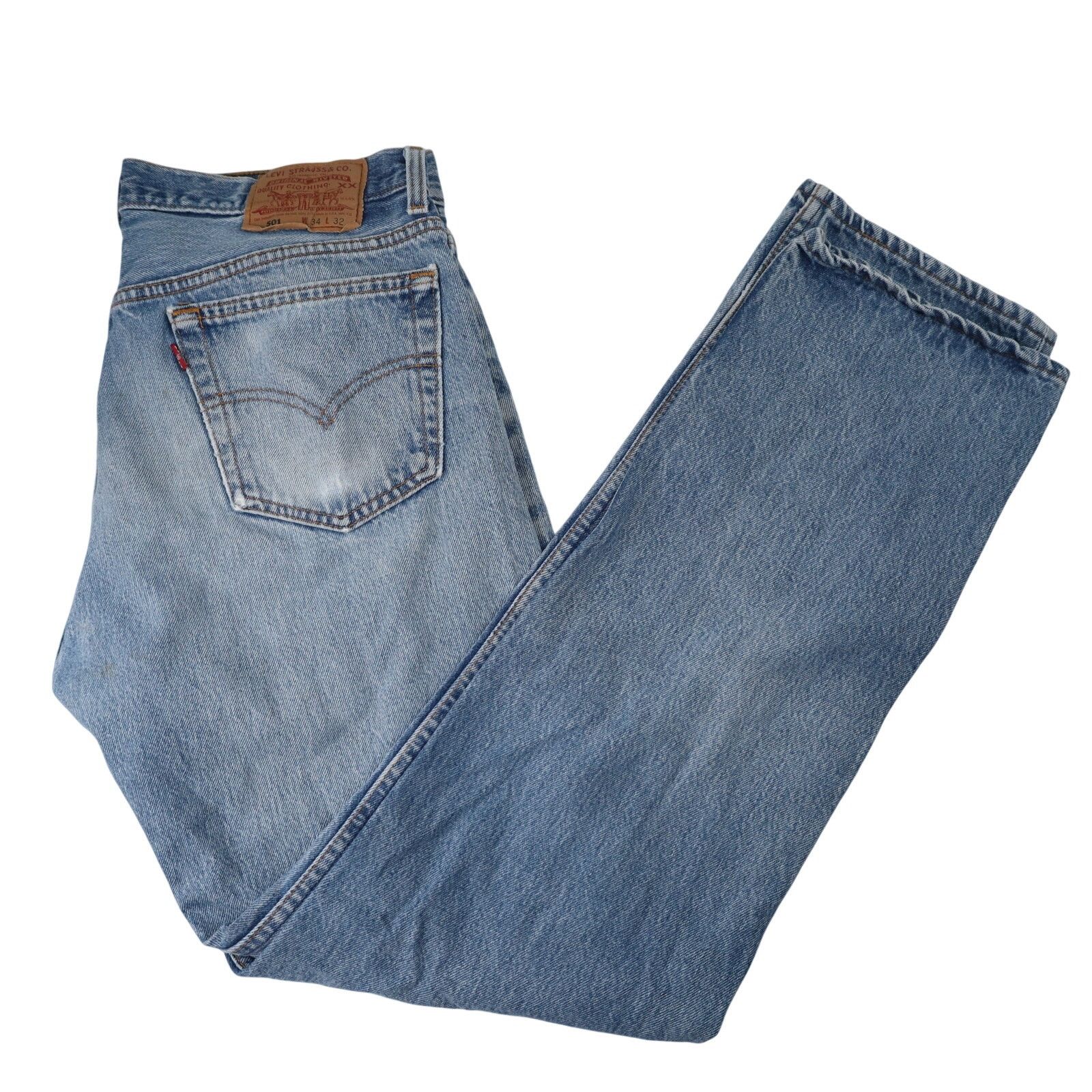 Levi's × Vintage Vintage Levis 501 Denim Jeans Size US 38 / EU 54 - 15 Thumbnail