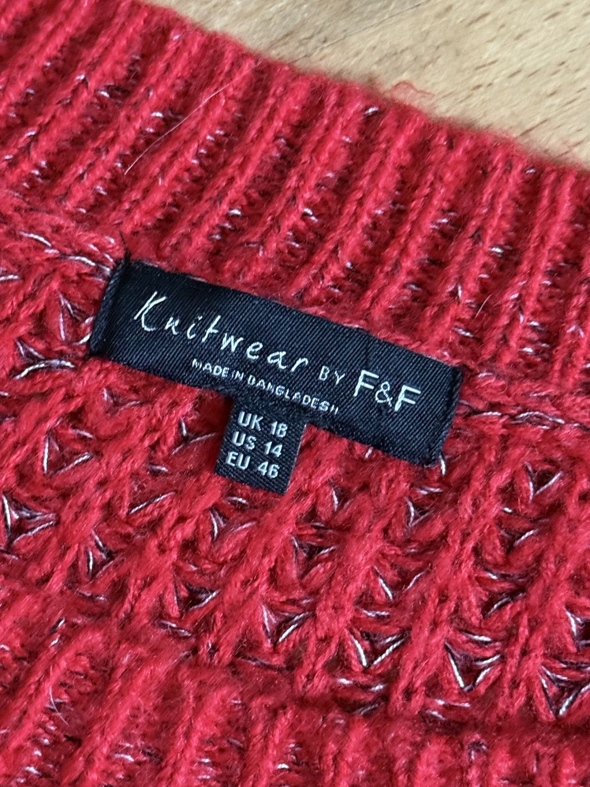 Other open-knit jumper – F&F Knitwear Size XL / US 12-14 / IT 48-50 - 3 Thumbnail