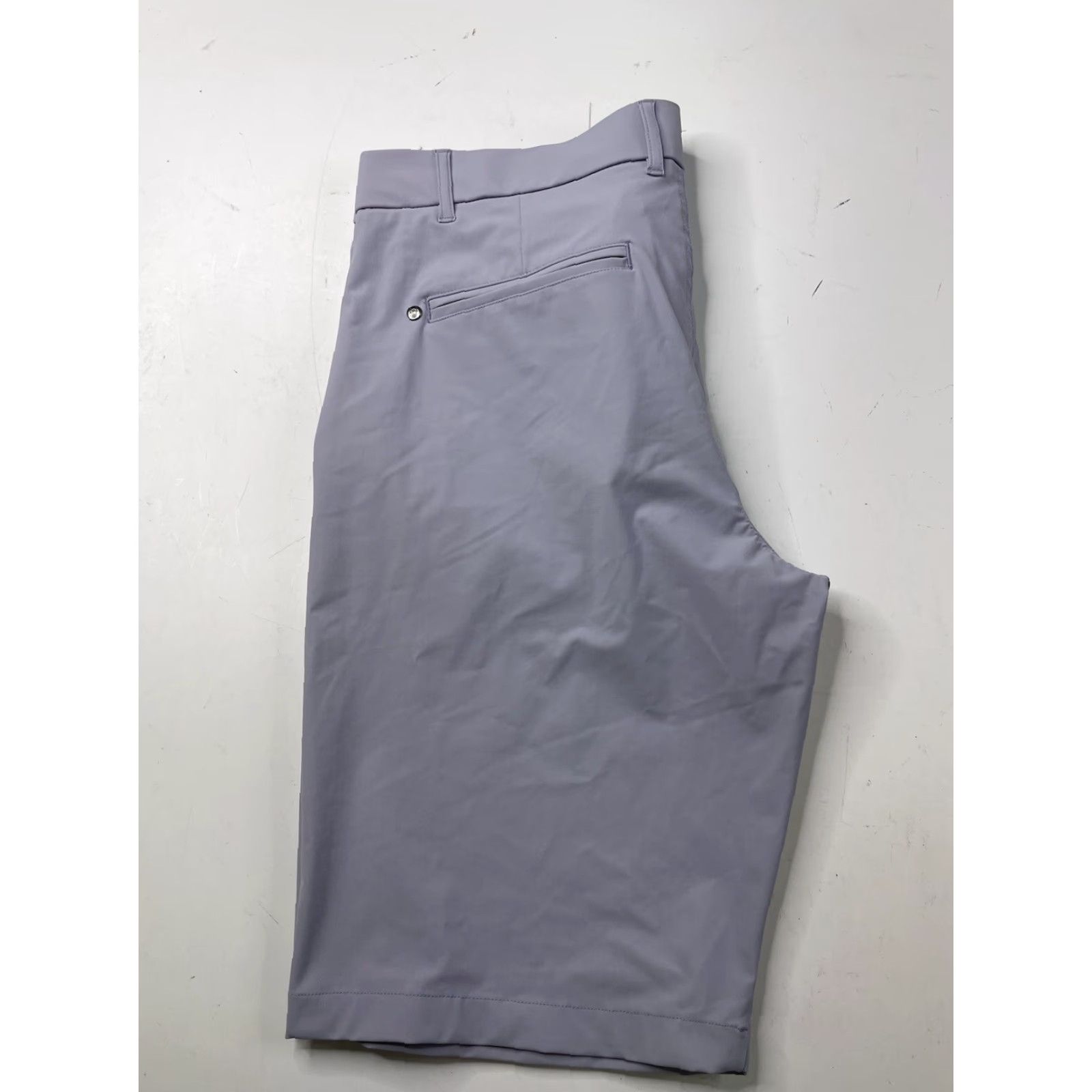 Vintage Greyson Shorts Montauk Greyson Purple Mens 33 Polyamide Spandex Flat Front Breathable Quick Dry UV Protection Inseam 10 Modern Casual Size US 33 - 6 Thumbnail