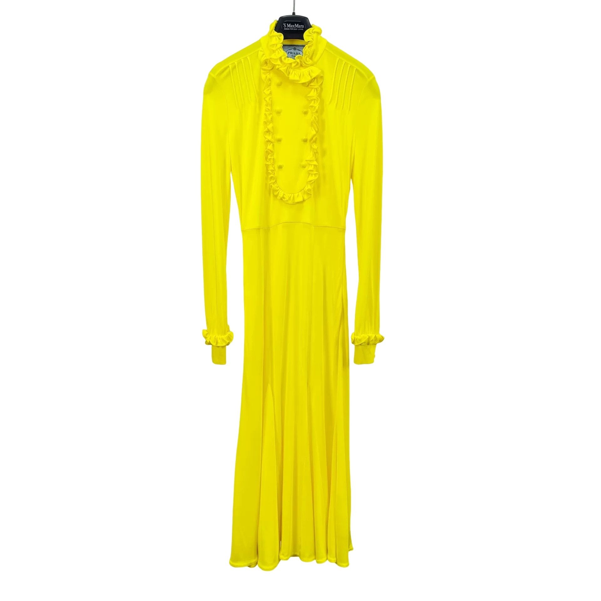 Prada Prada Ruffled Maxi Dress Size 38 Size XS / US 0-2 / IT 36-38 - 1 Thumbnail
