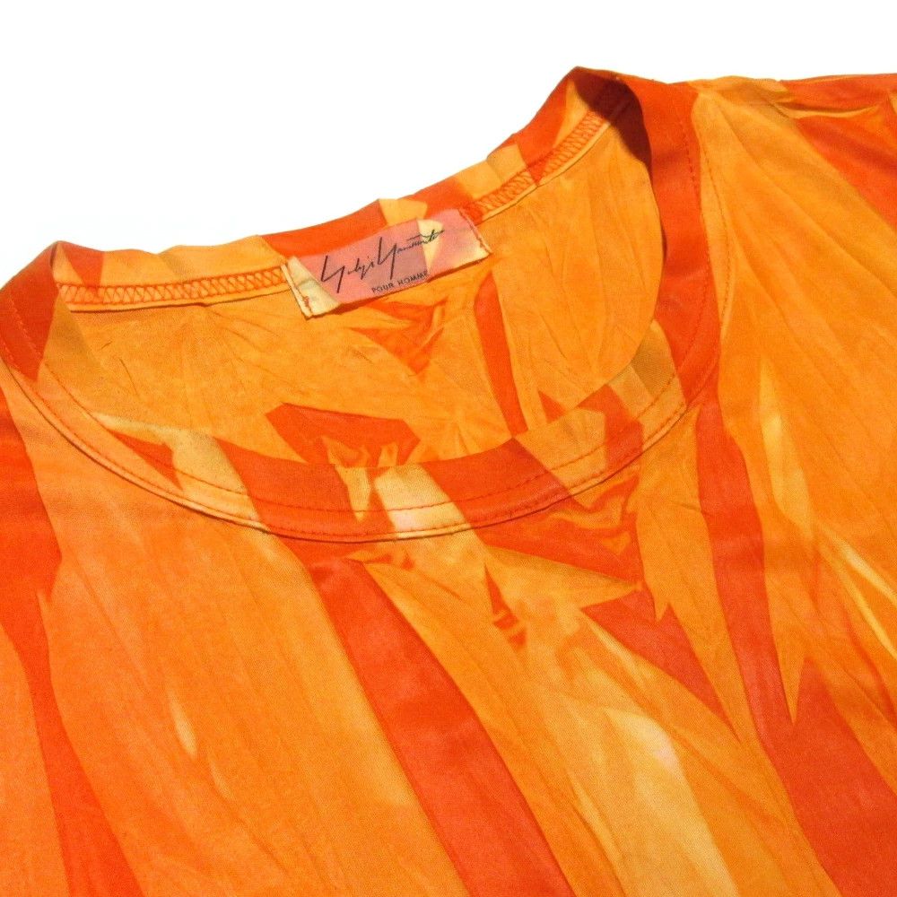 Yohji Yamamoto Yohji Yamamoto Pour Homme Mottled Cyber ​​T-shirt Size US L / EU 52-54 / 3 - 6 Thumbnail