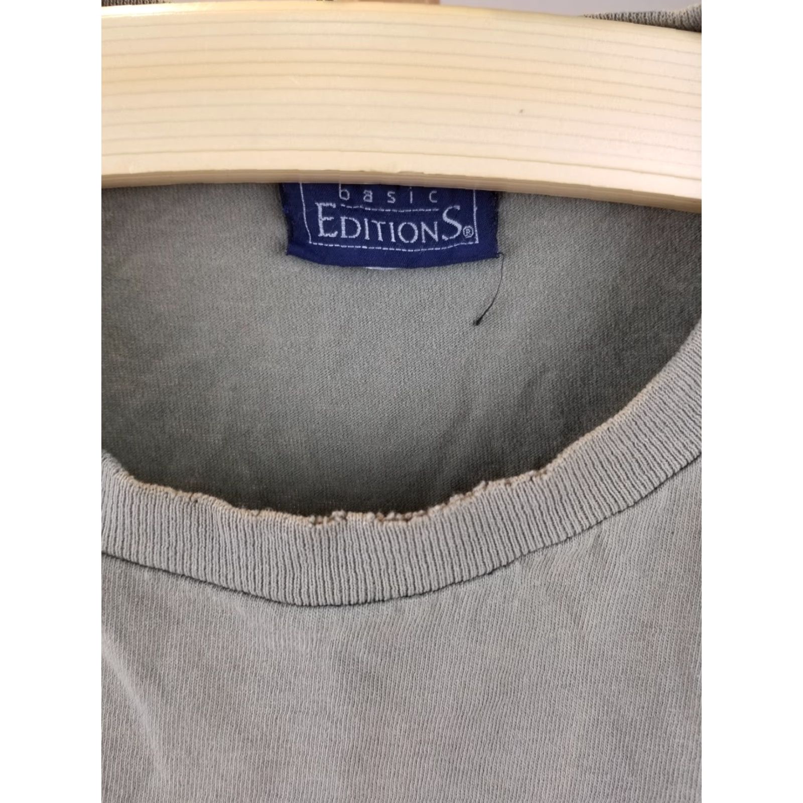 Basic Editions VINTAGE 90' BASIC EDITIONS ONE POCKET GRADIANT SUN FADED T-SHIRT SZ LARGE Shirt Men Regular XL? (Oops) Size US L / EU 52-54 / 3 - 3 Thumbnail