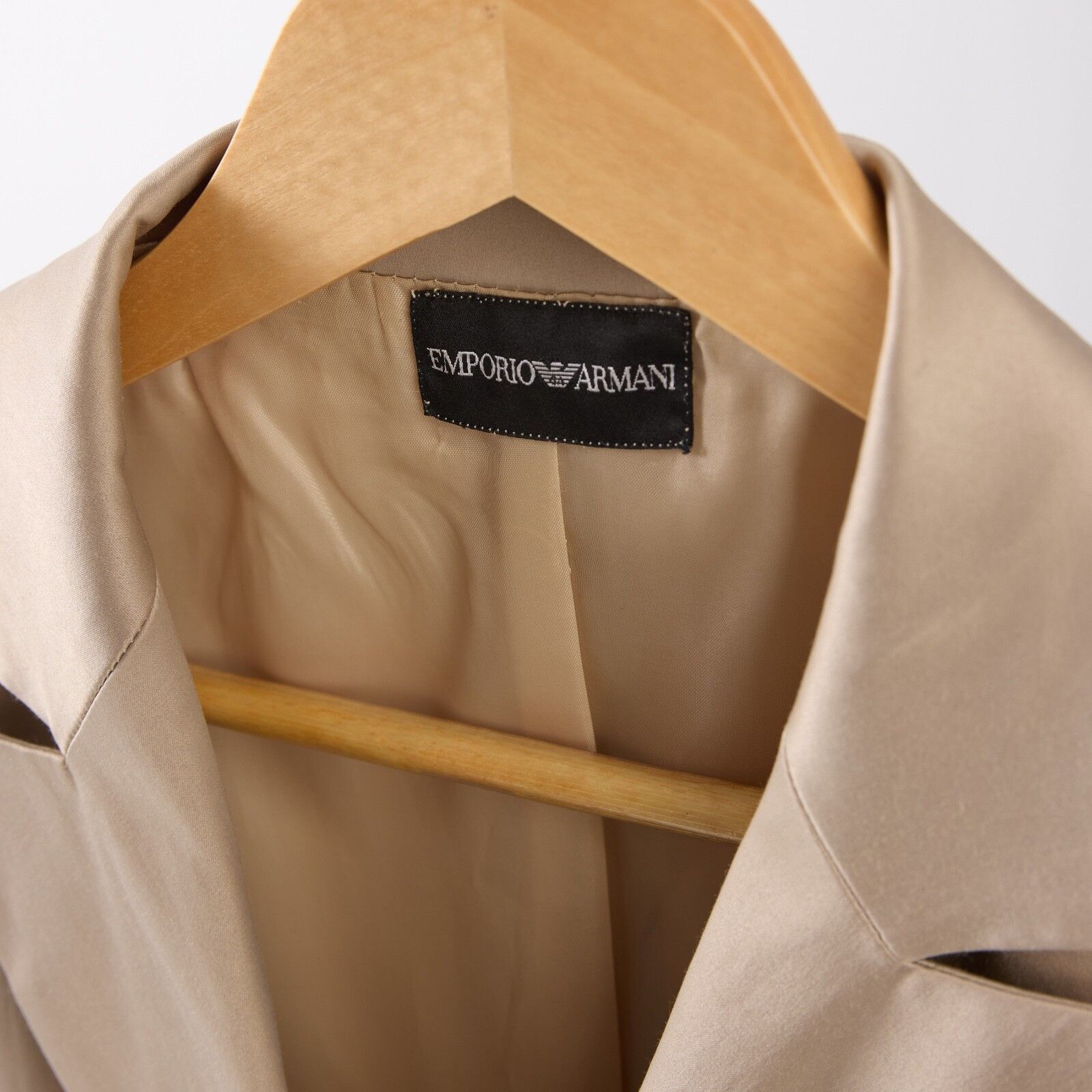 Emporio Armani Emporio Armani Beige Blazer Size M Size M / US 6-8 / IT 42-44 - 3 Thumbnail
