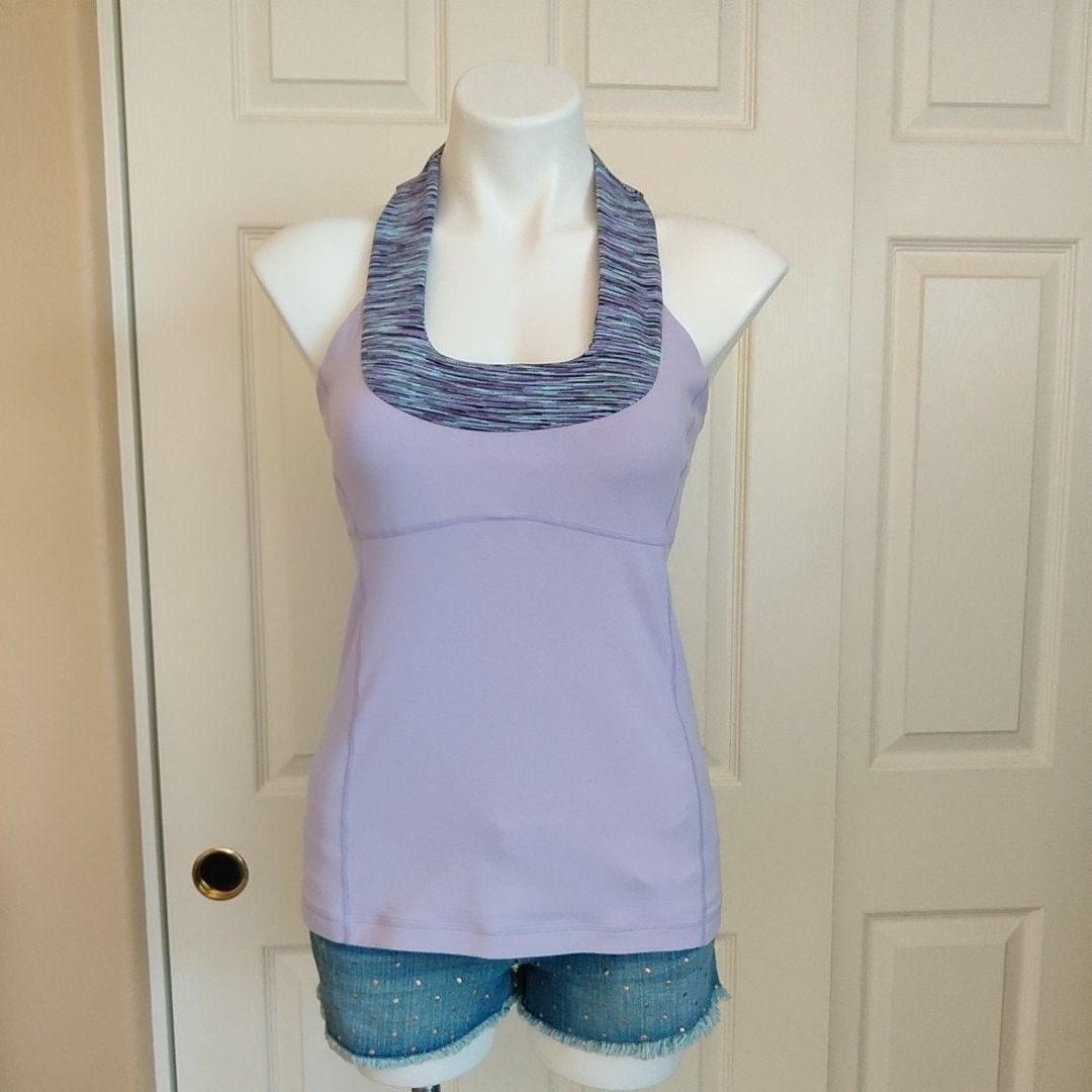 Lululemon Lululemon Scoop Neck Tank sz 8 lavender Size M / US 6-8 / IT 42-44 - 1 Thumbnail