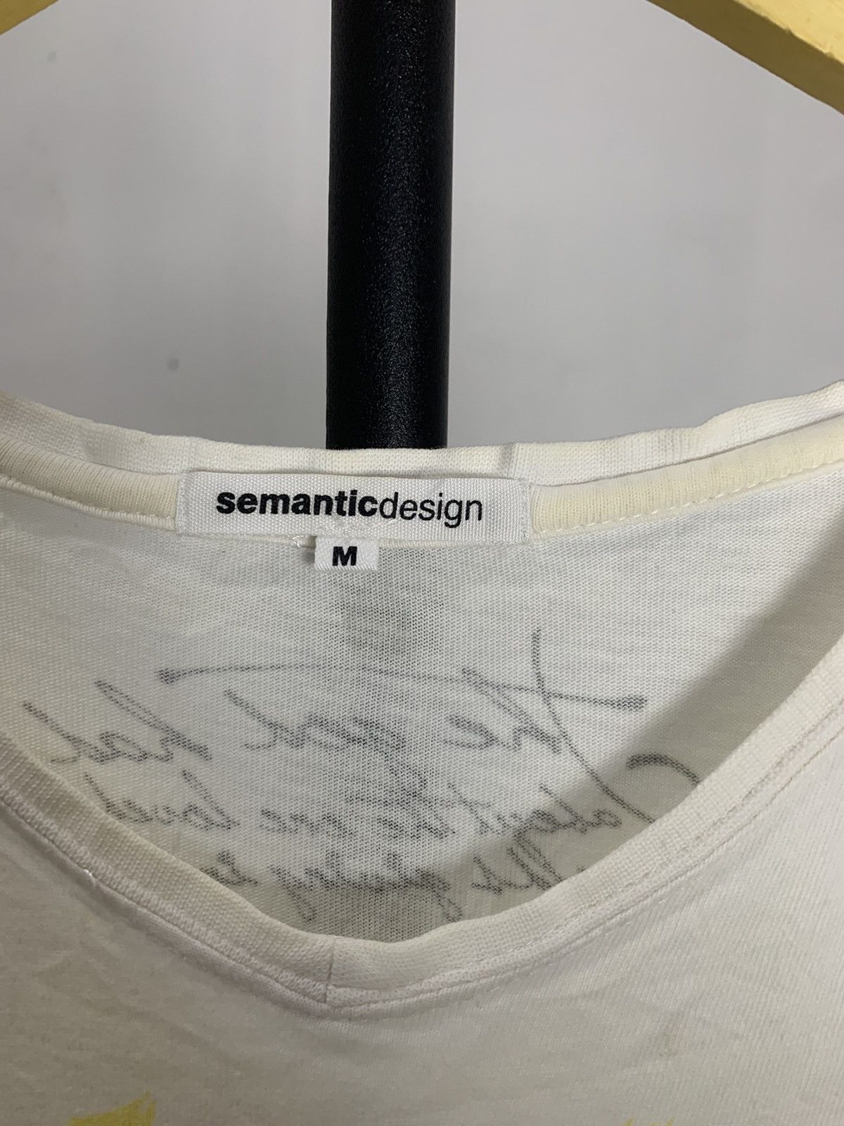 Hysteric Glamour Japanese Semantic Poem Script V Neck Tees Size US M / EU 48-50 / 2 - 3 Thumbnail