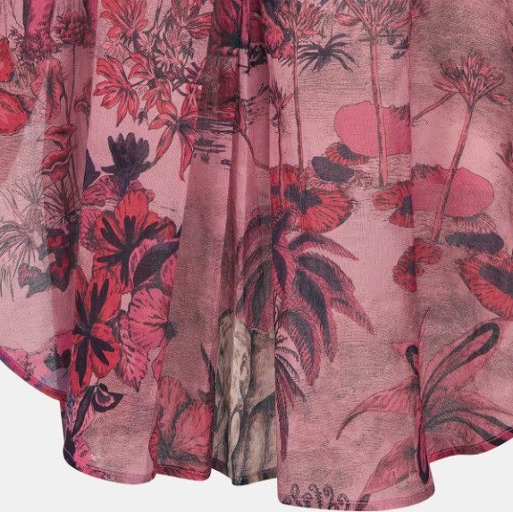 Dior o1w1db10824 Cotton Voile Blouse in Multicolor Size XS / US 0-2 / IT 36-38 - 3 Thumbnail
