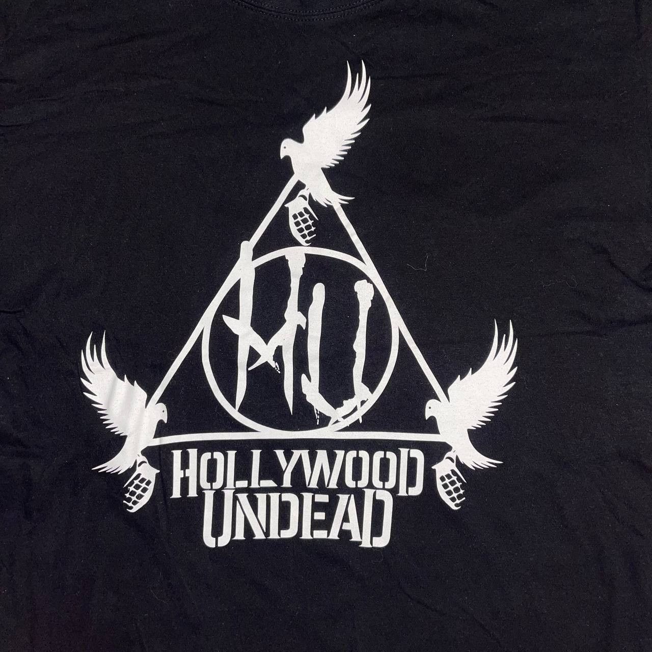 Vintage Band Tees × Vintage Vintage Hollywood Undead T-Shirt L Size Size US L / EU 52-54 / 3 - 6 Thumbnail