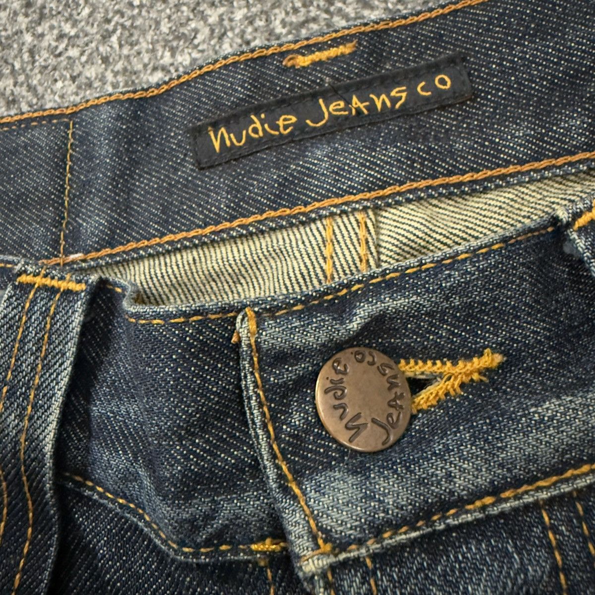 Nudie Jeans Y2K Streetwear Grim Tim Deep Shade Denim Size US 28 / EU 44 - 8 Thumbnail