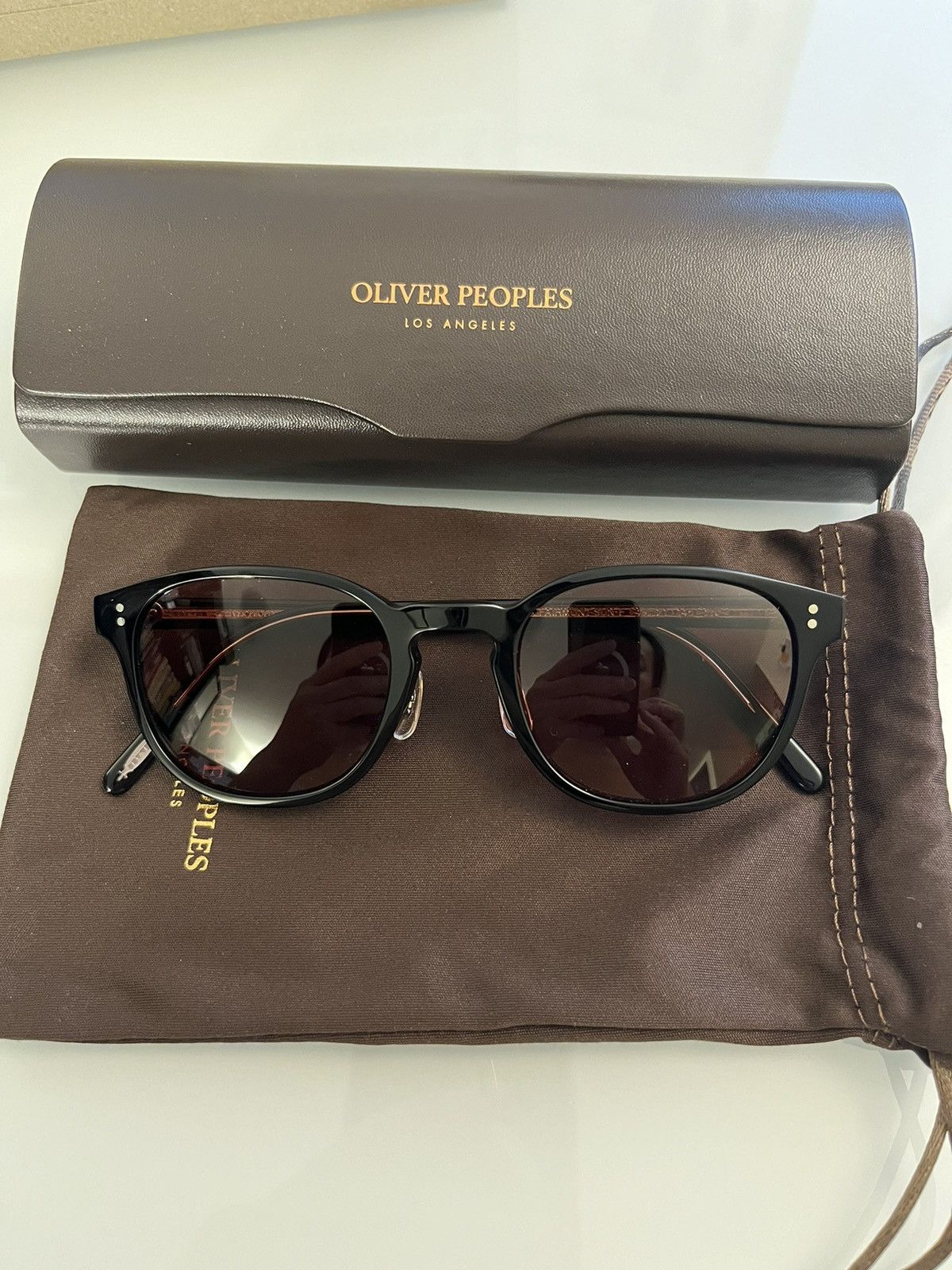 Oliver Peoples OLIVER PEOPLES Fairmont 49mm Sun Size ONE SIZE - 3 Thumbnail