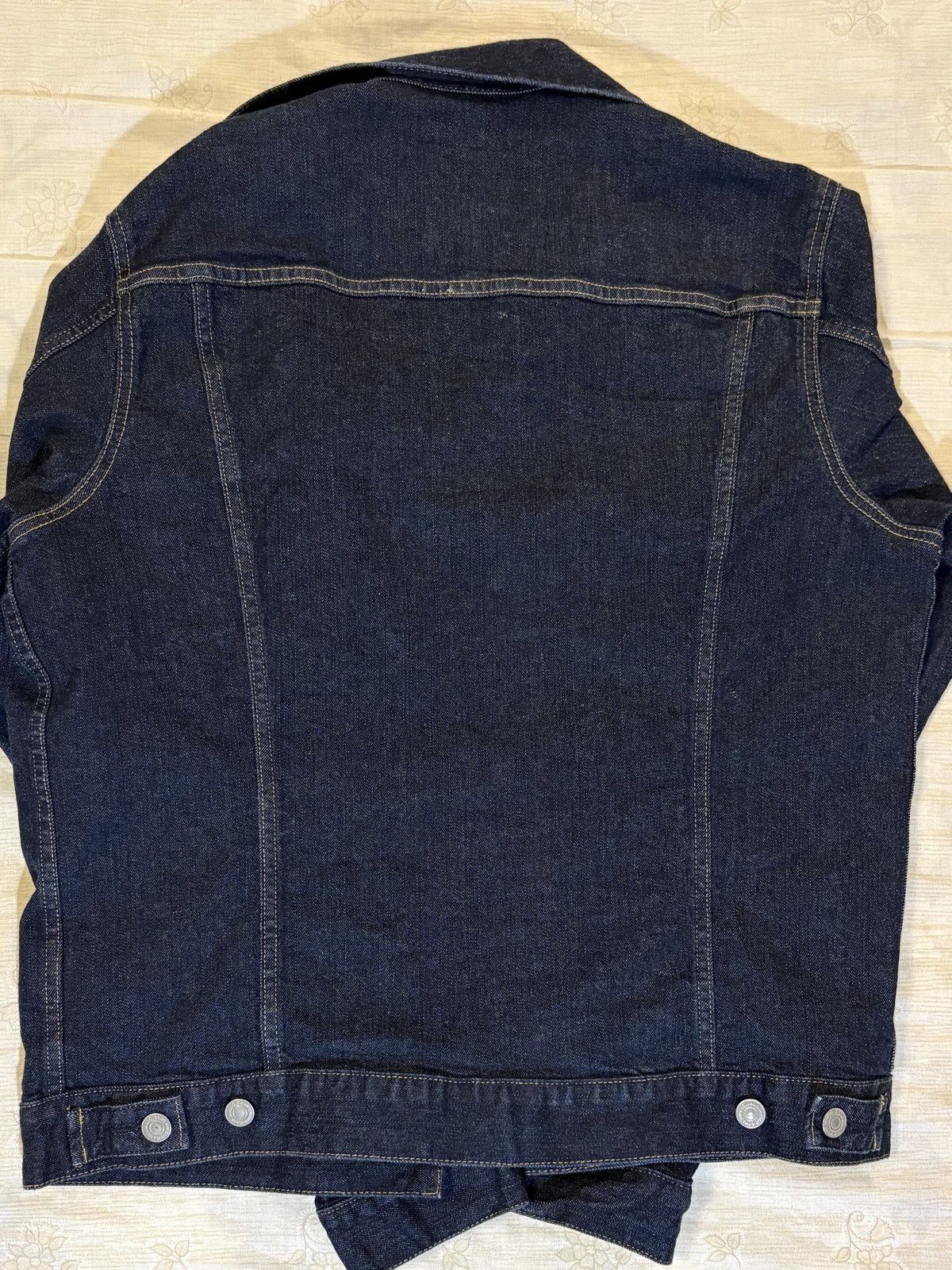 Uniqlo Uniqlo Navy Denim Jacket, Unisex M Size US M / EU 48-50 / 2 - 2 Thumbnail