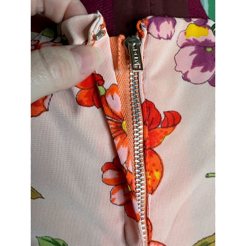Vintage Vintage maxi dress floral flower power boho orange purple Size S / US 4 / IT 40 - 11 Thumbnail