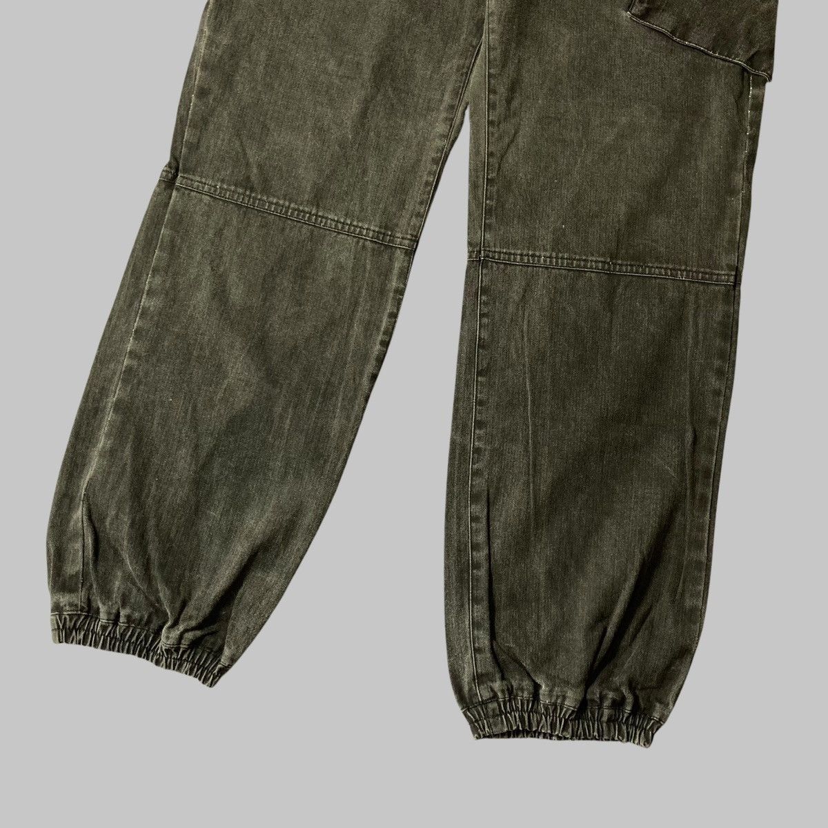 Designer × Japanese Brand PARADISE.INC Cargo Washed Jogger Pants💥 Size US 32 / EU 48 - 4 Thumbnail