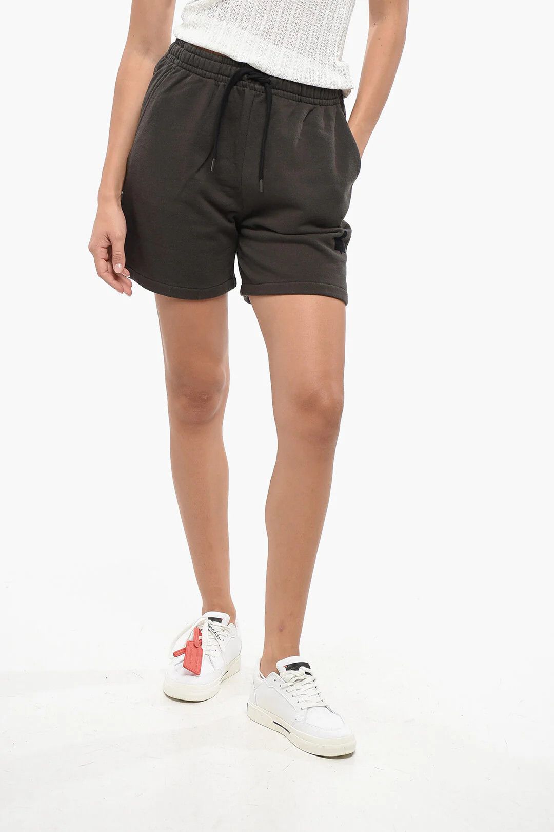 Isabel Marant og1mm0326 Cotton Short in Black Size 26" / US 2 / IT 38 - 1 Thumbnail