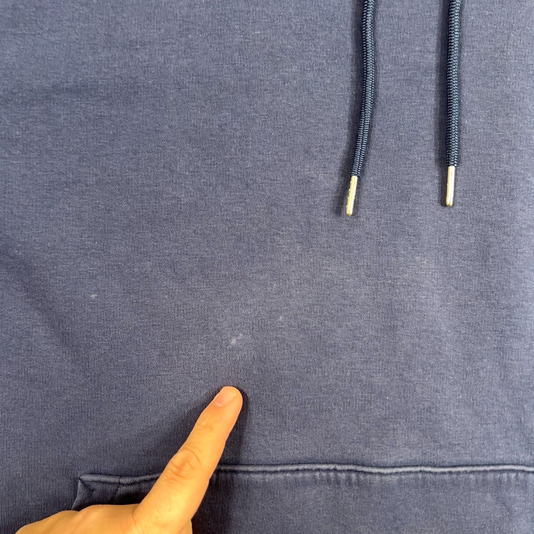 Jordan Brand Jordan Hoodie Mens L Blue Pullover Sweatshirt Long Sleeve Nike Jordan Athletic Hooded Pockets Zipper Logo Size US L / EU 52-54 / 3 - 2 Thumbnail
