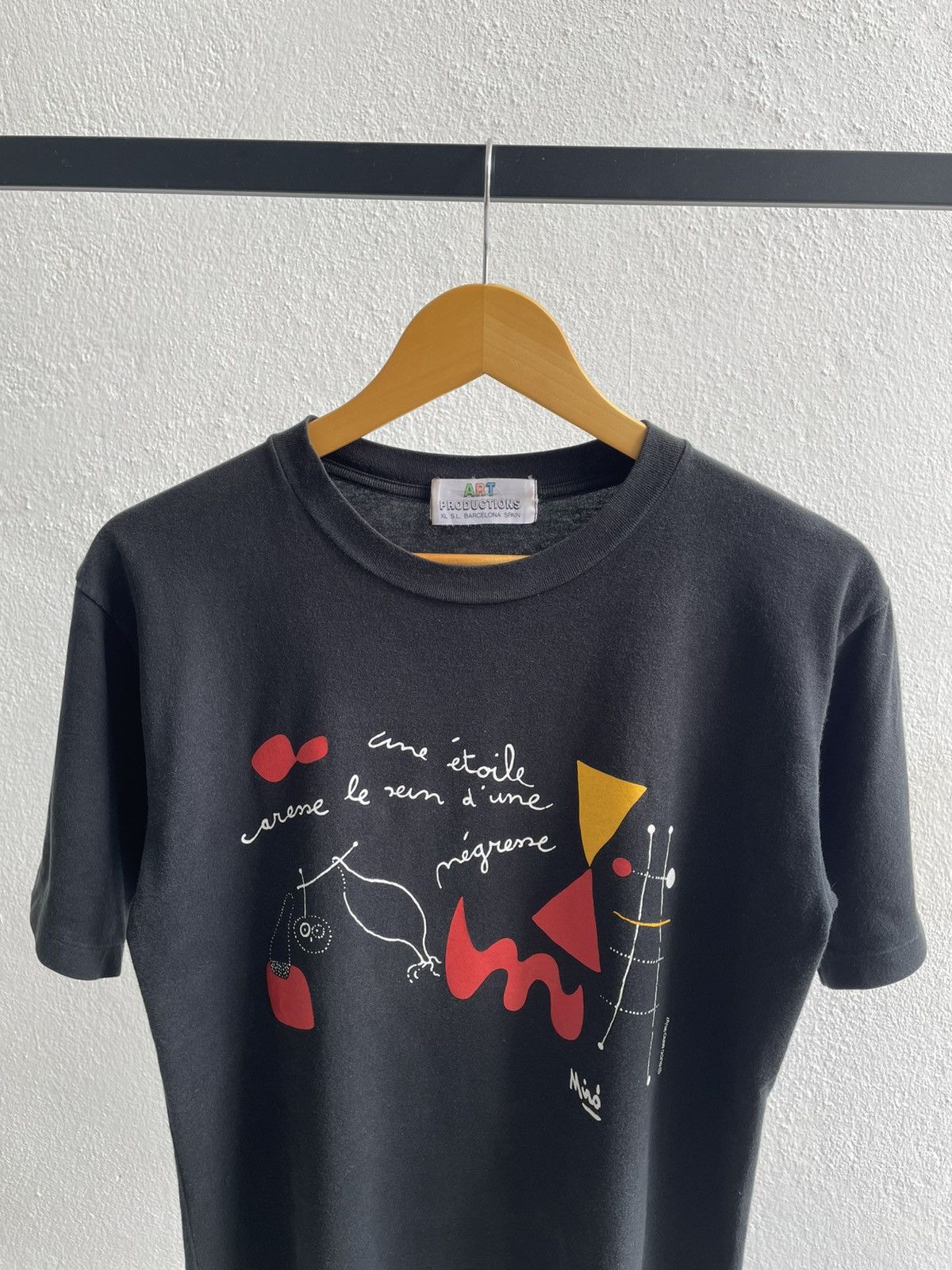 Art Comes First Vintage 90's John Miro Artwork Shirts Size US M / EU 48-50 / 2 - 6 Thumbnail