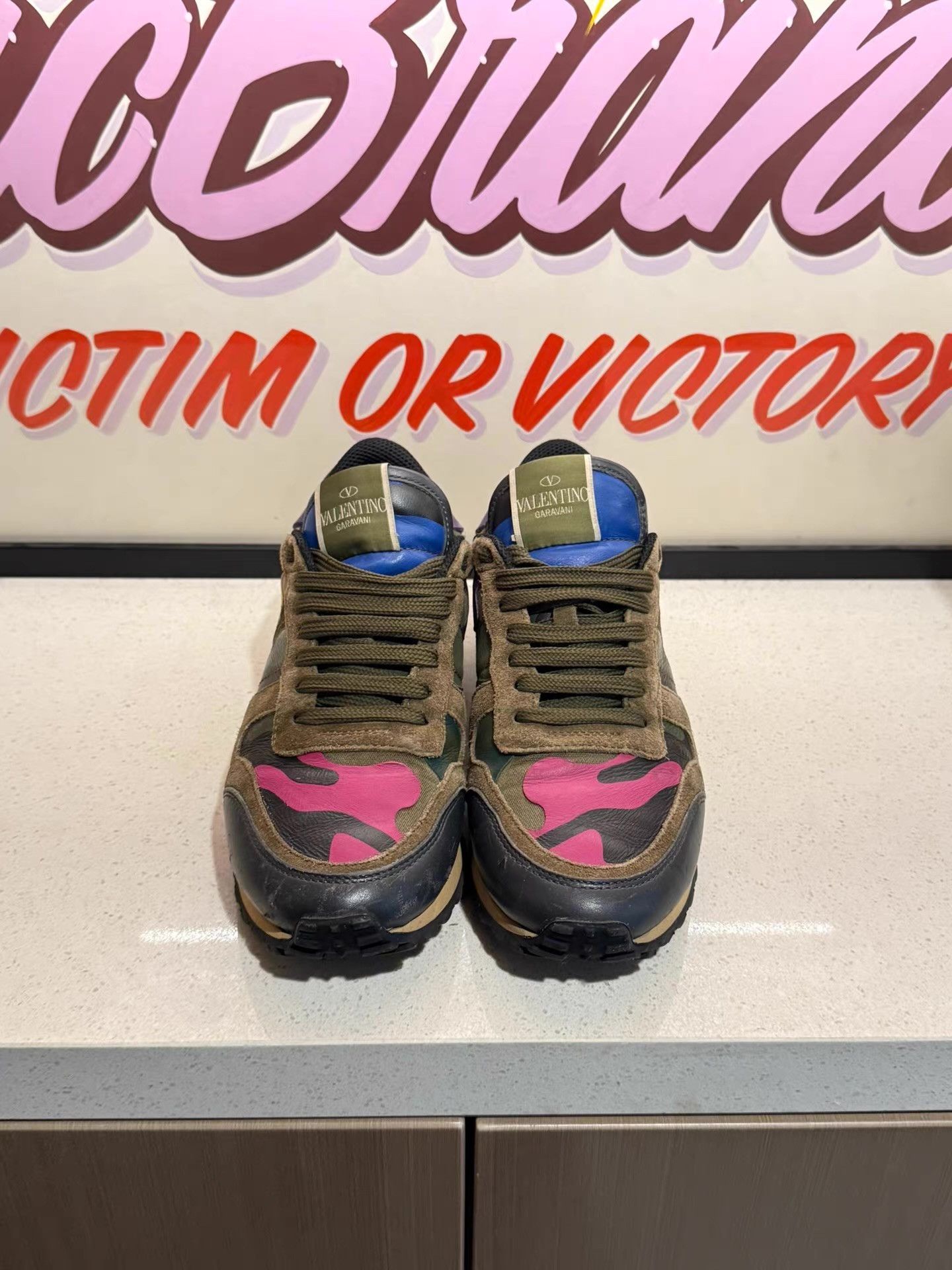 Valentino Valentino Camouflage Sneakers Ｑ20 Size US 5 / EU 37 - 3 Thumbnail