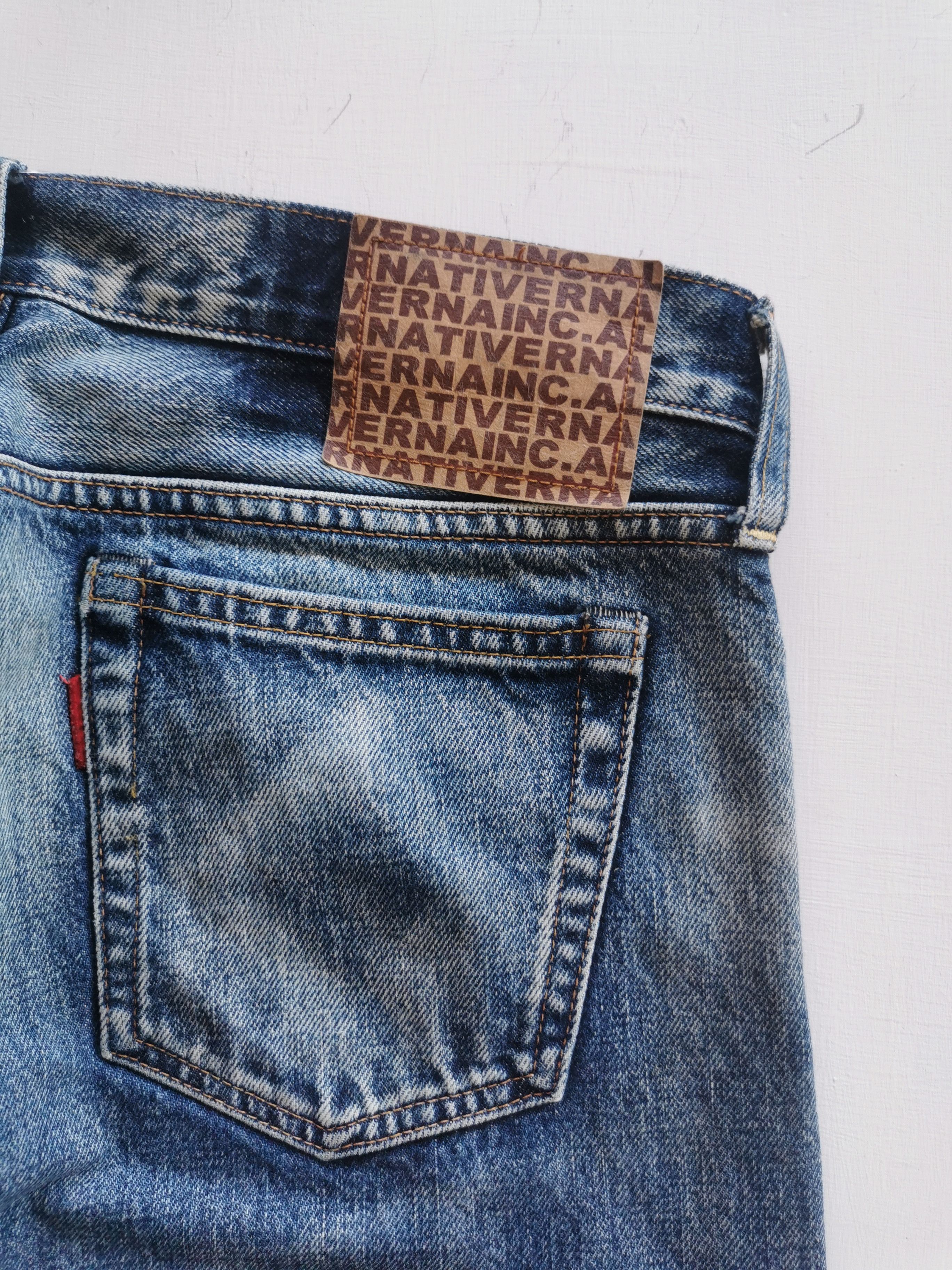 Kapital Distressed Denim Jeans Size US 31 - 5 Thumbnail