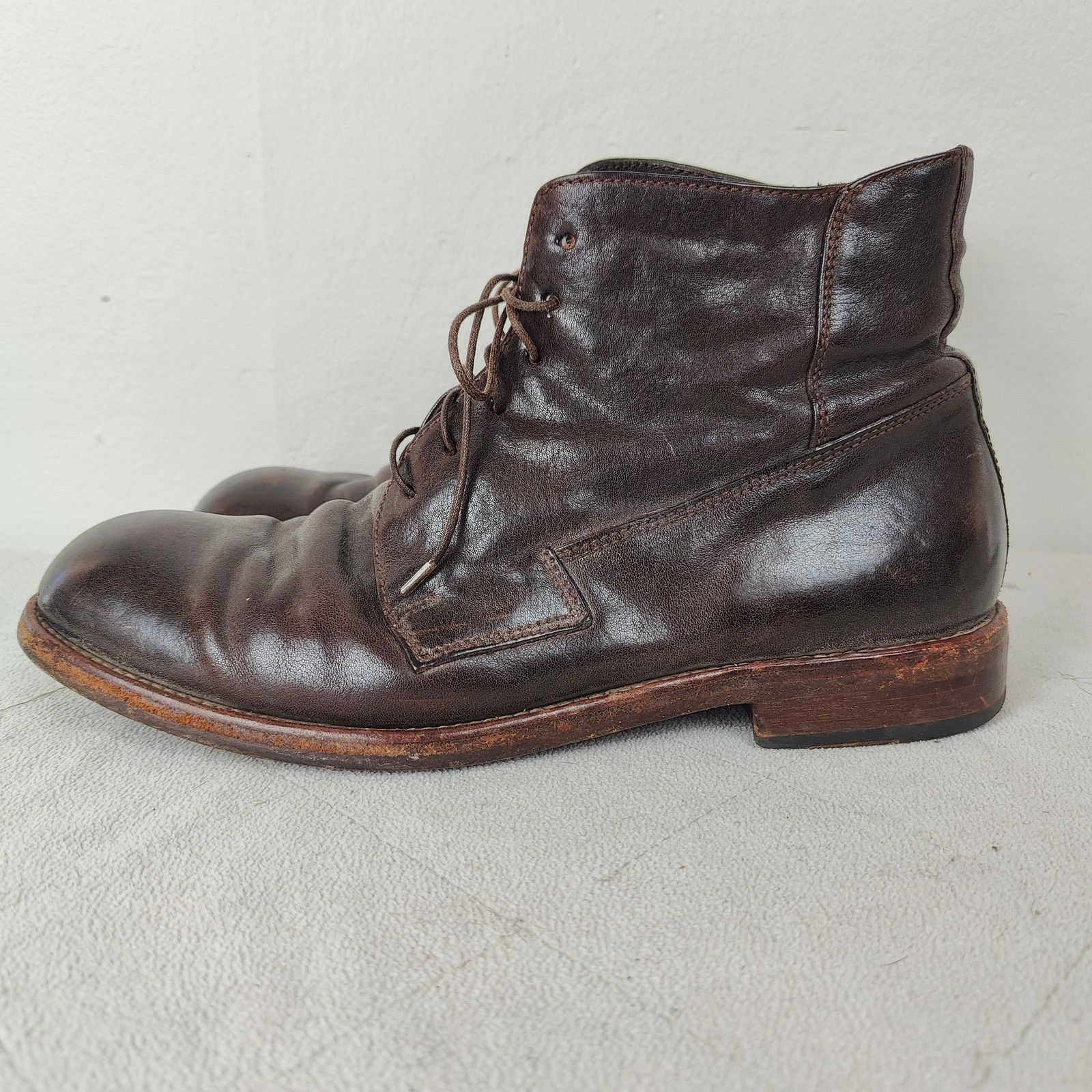 Other MoMa Shearling Lined Lace Up Boots Mens 44 US 11 Brown Size US 11 / EU 44 - 5 Thumbnail