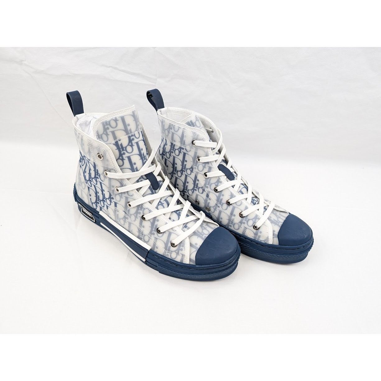 Dior o1rshd1 B23 HT Oblique Transparency in Blue Size US 12 / EU 45 - 15 Thumbnail