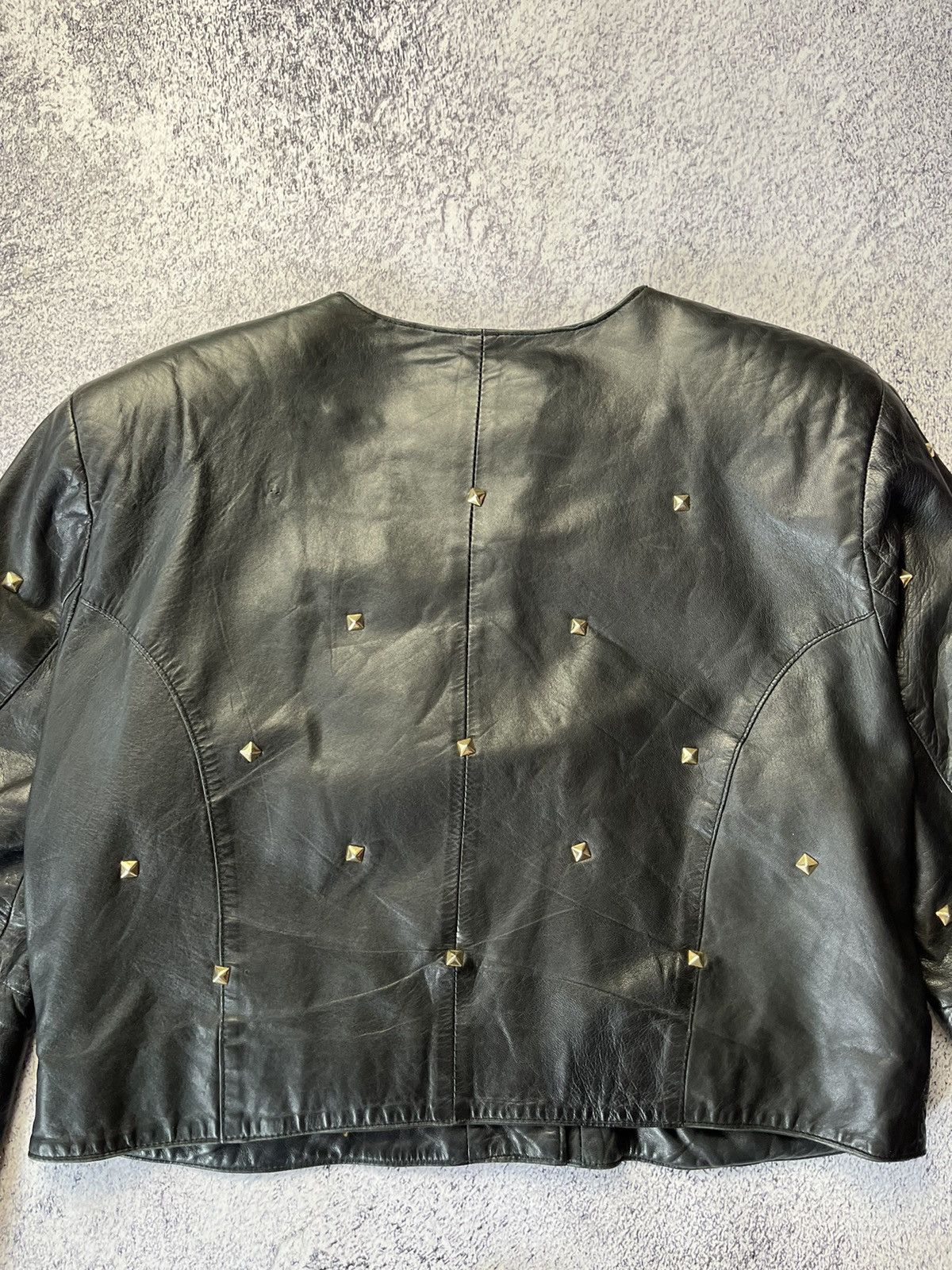 Vintage Crazy True Vintage Cycle Rider Leather Jacket Biker Rare Size S / US 4 / IT 40 - 13 Thumbnail